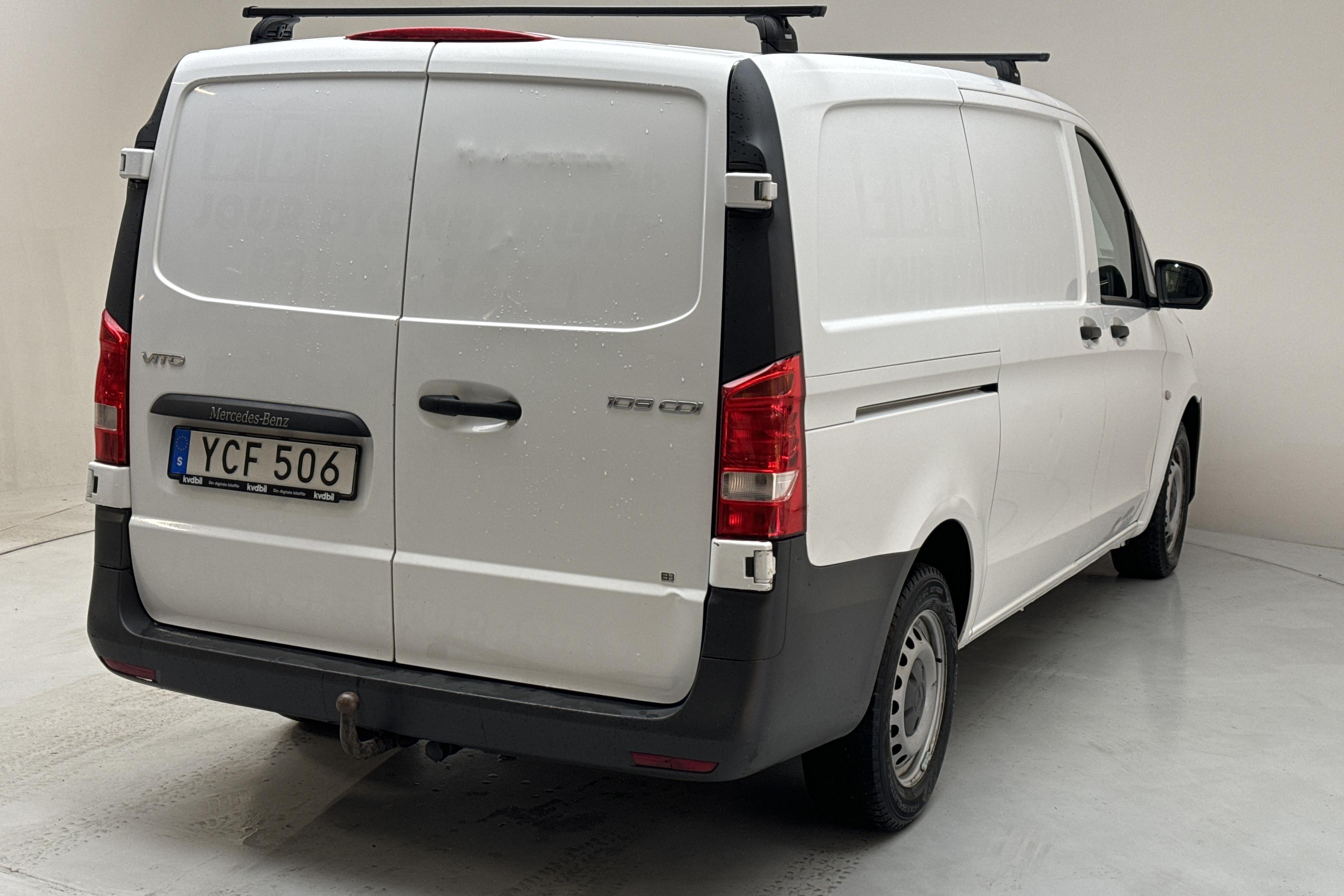 Mercedes Vito 109 CDI W640 (88hk) - 204 760 km - Käsitsi - valge - 2016