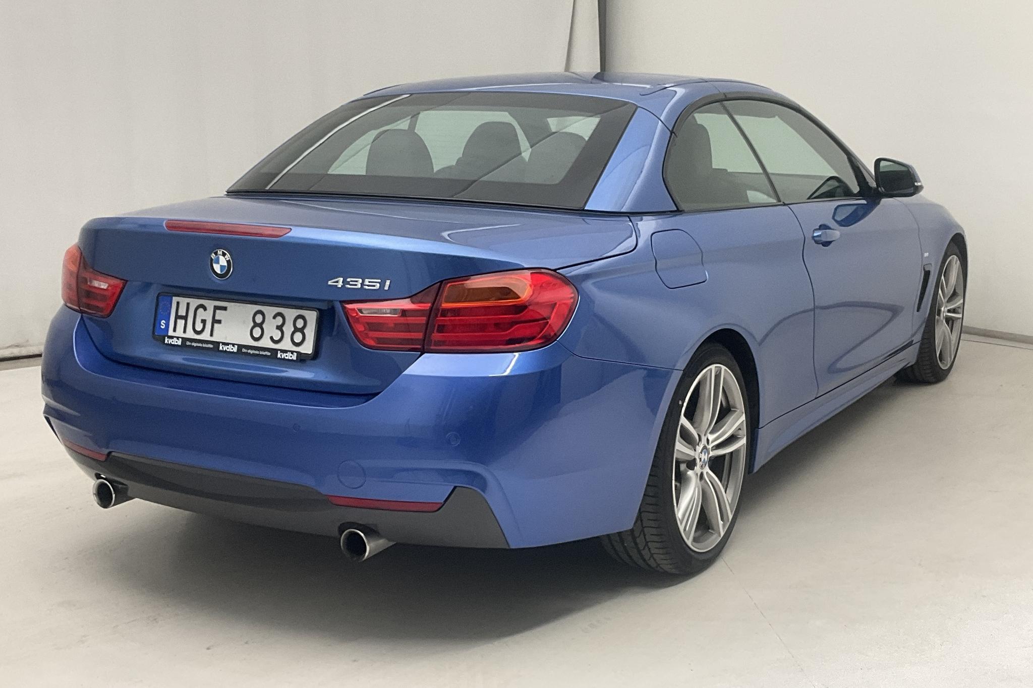 BMW 435i Cabriolet, F33 (306hk) - 59 690 km - Automatic - blue - 2014