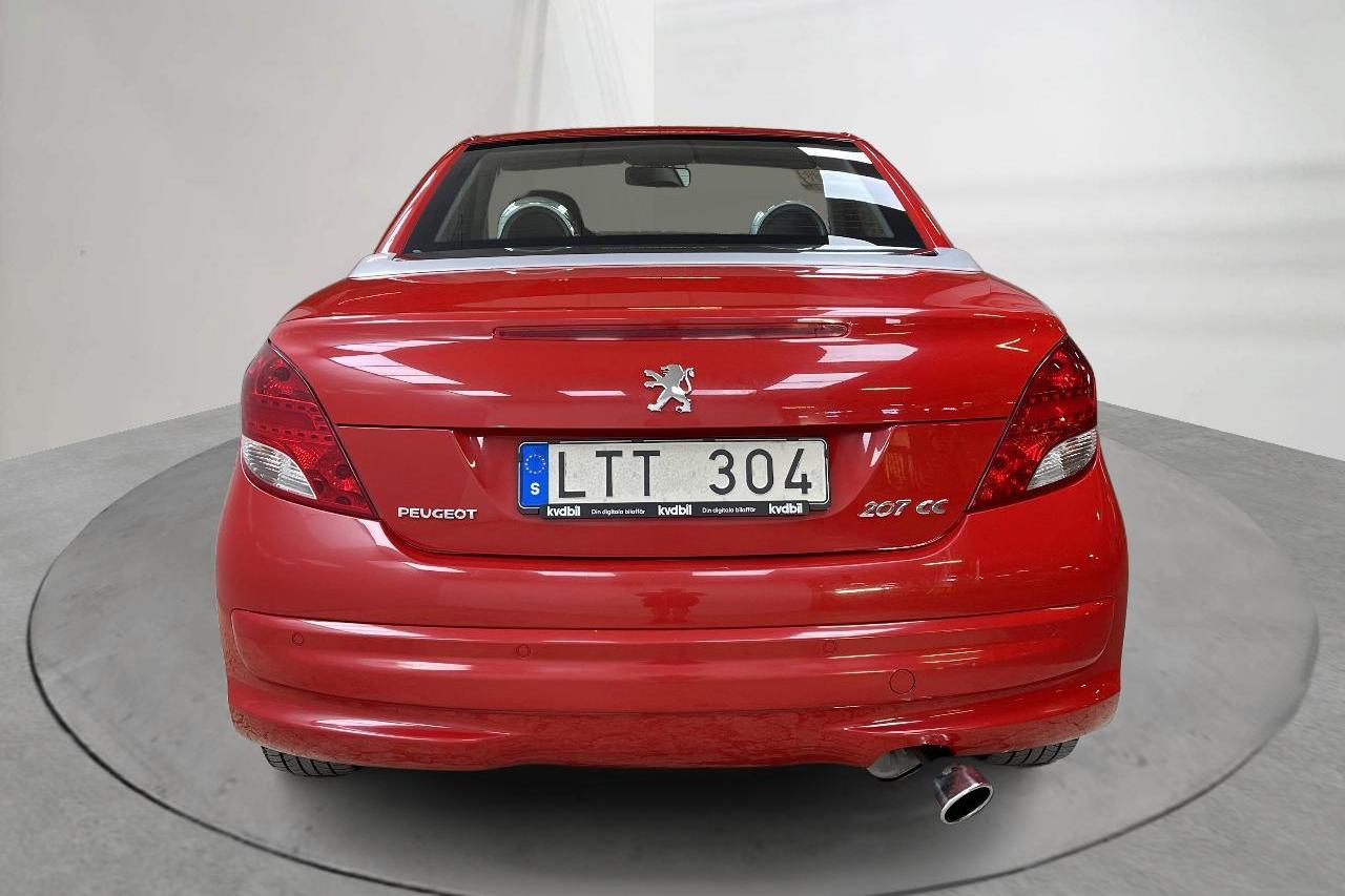 Peugeot 207 CC 1.6 VTi (120hk) - 11 108 mil - Manuell - röd - 2011