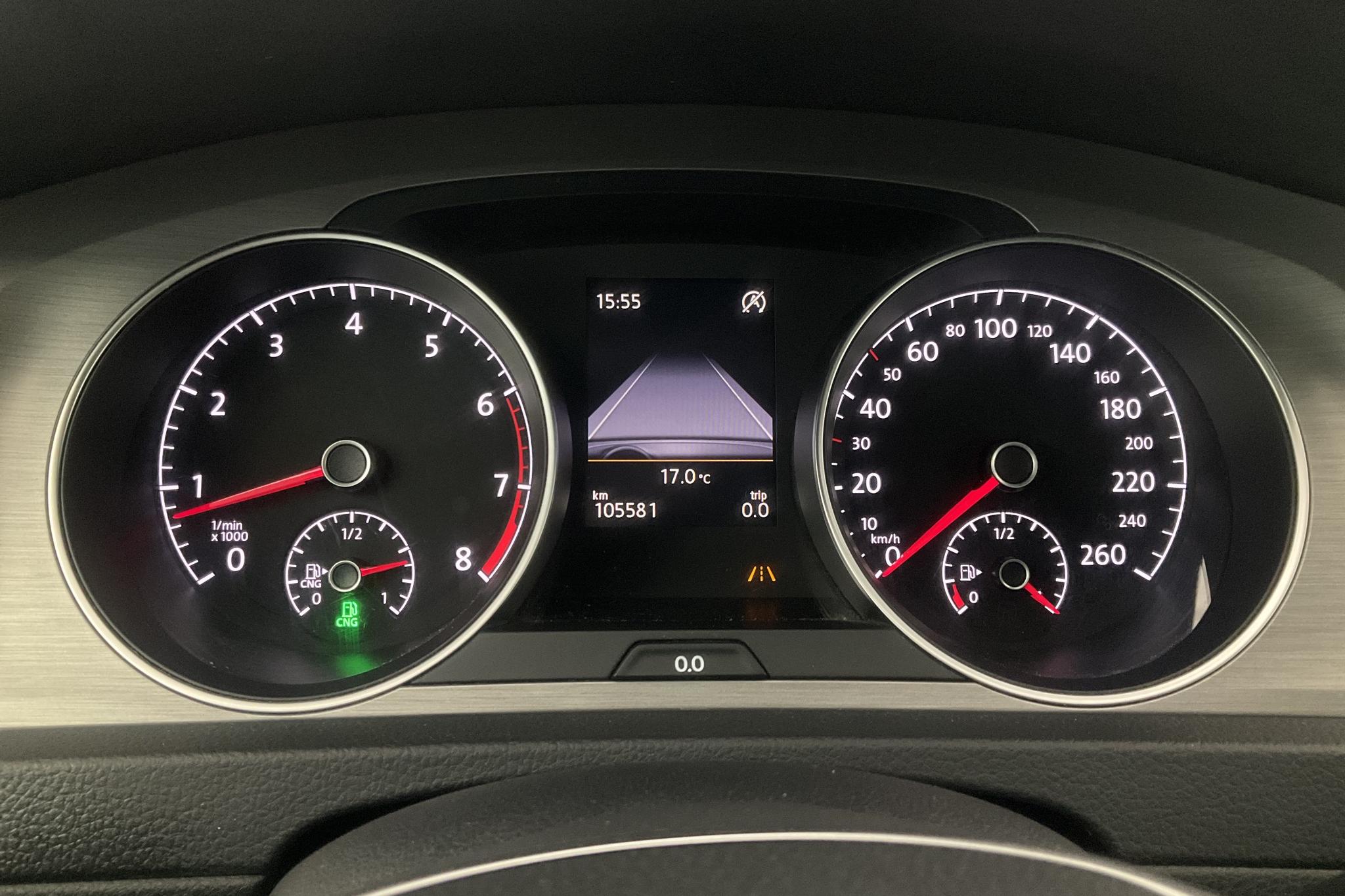 VW Golf VII 1.4 TGI BlueMotion Sportscombi (110hk) - 105 580 km - Manual - black - 2016