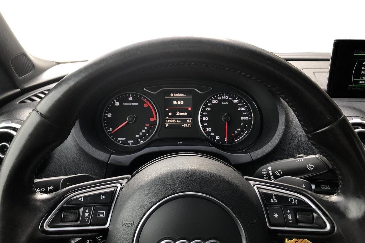 Audi A3 2.0 TDI Sedan quattro (184hk) - 149 700 km - Automatic - gray - 2016