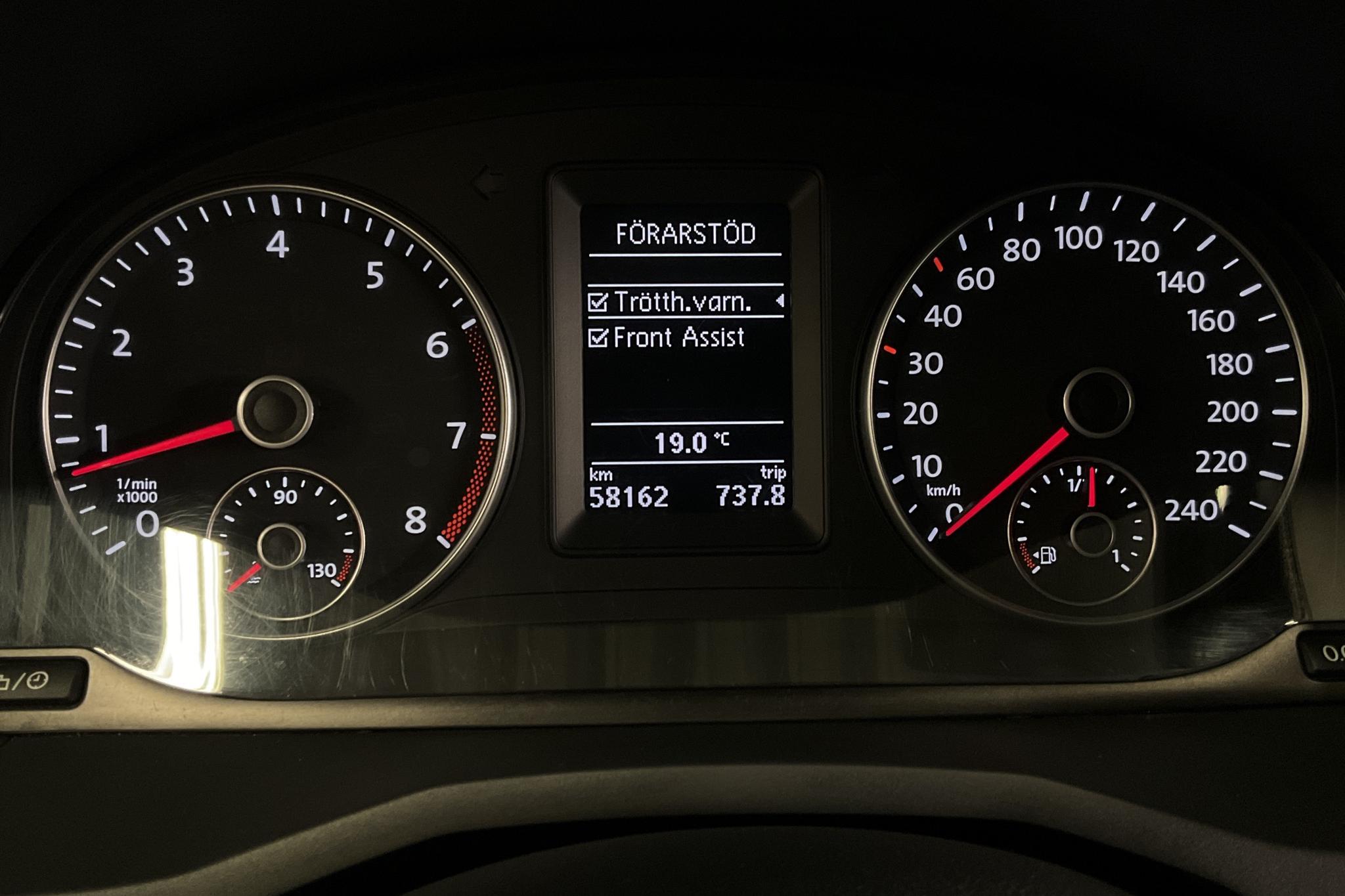 VW Caddy 1.4 TSI (125hk) - 5 816 mil - Automat - vit - 2018