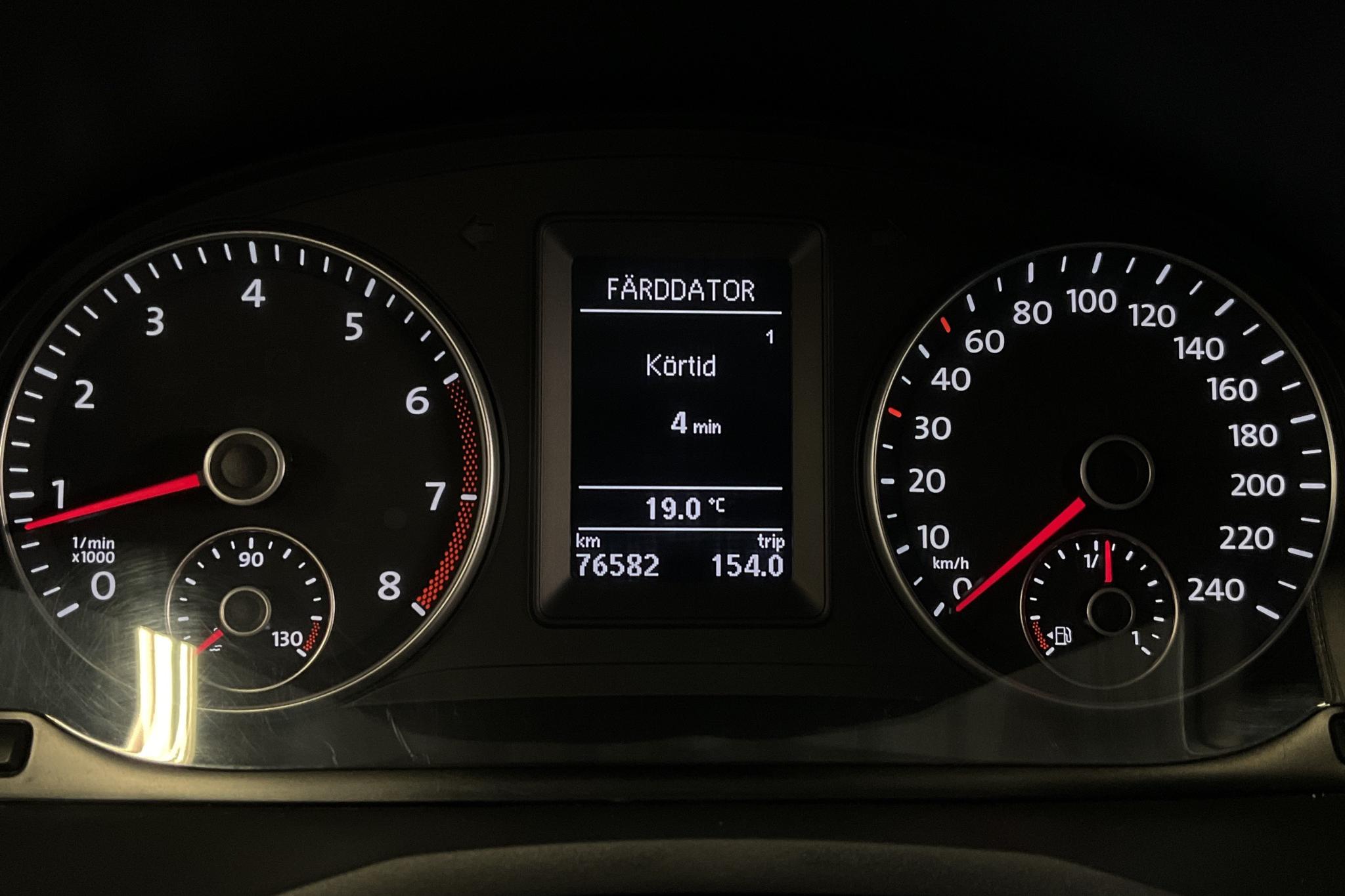 VW Caddy 1.4 TSI Skåp (125hk) - 7 658 mil - Automat - vit - 2018