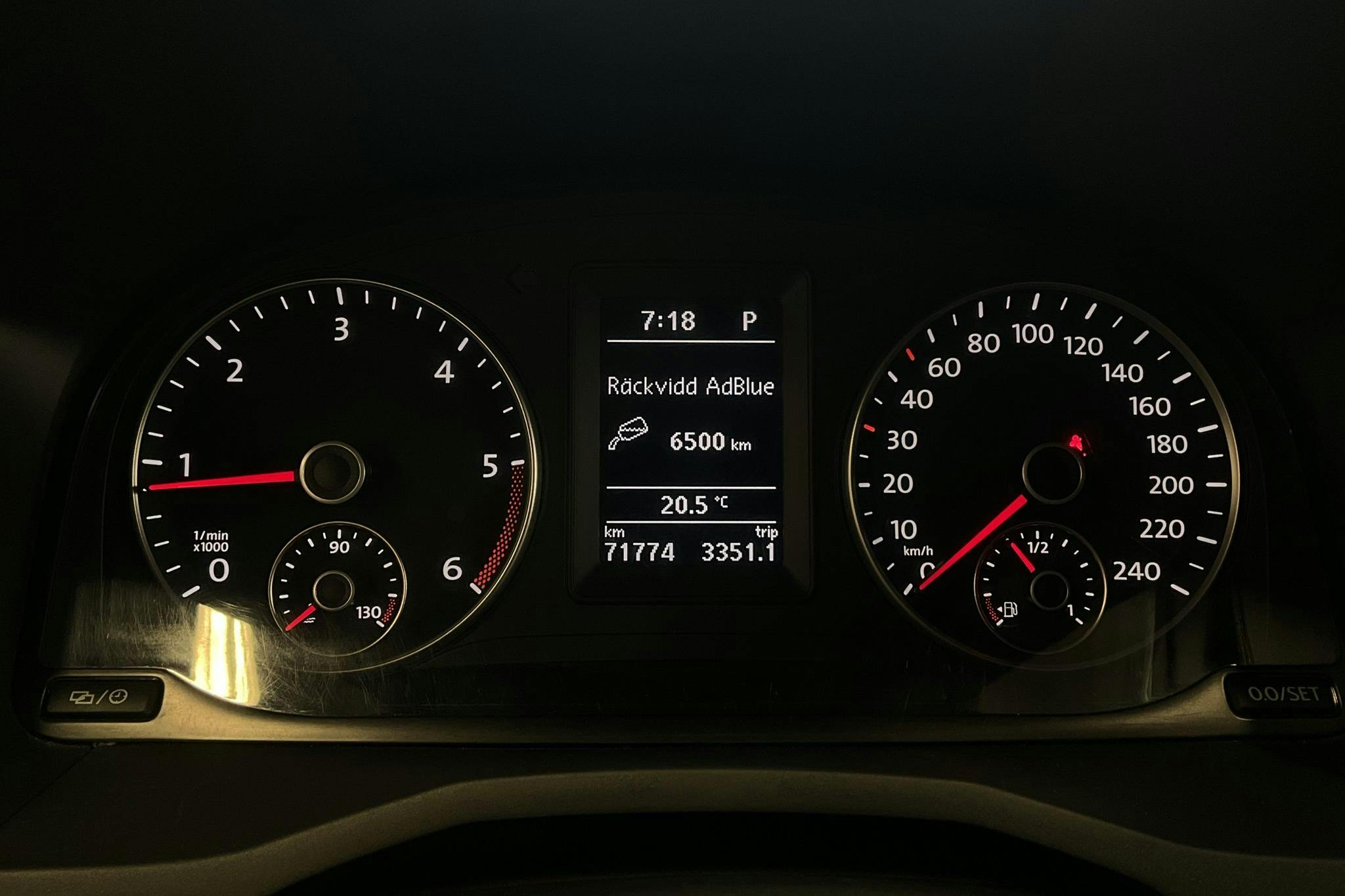 VW Caddy 2.0 TDI Skåp (102hk) - 7 177 mil - Automat - vit - 2018