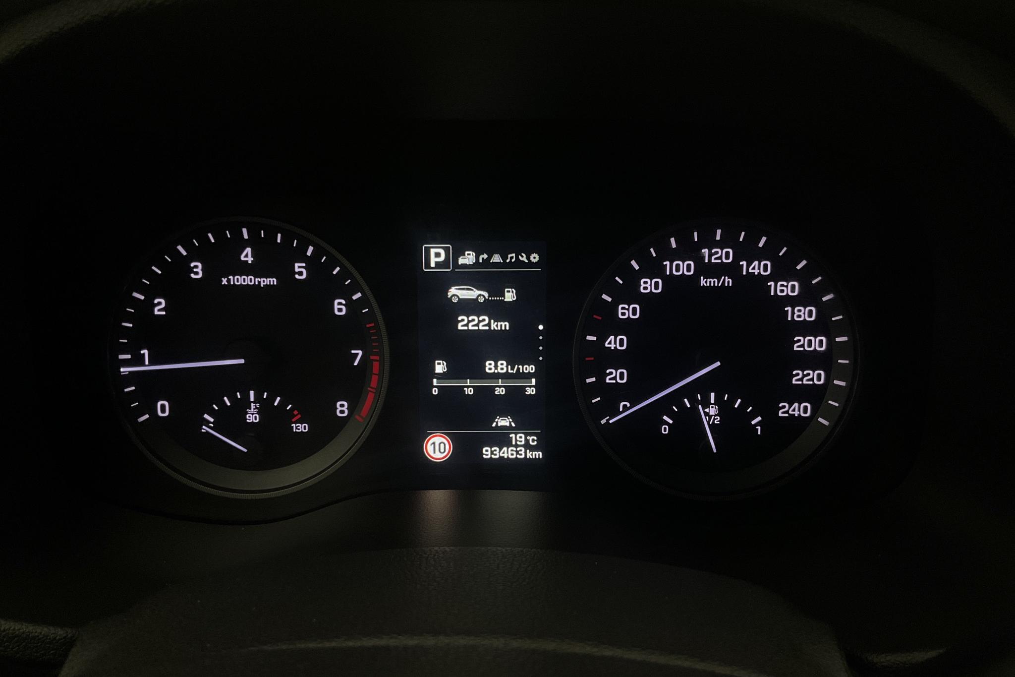 Hyundai Tucson 1.6 T-GDI 4WD (177hk) - 93 470 km - Automatic - black - 2016
