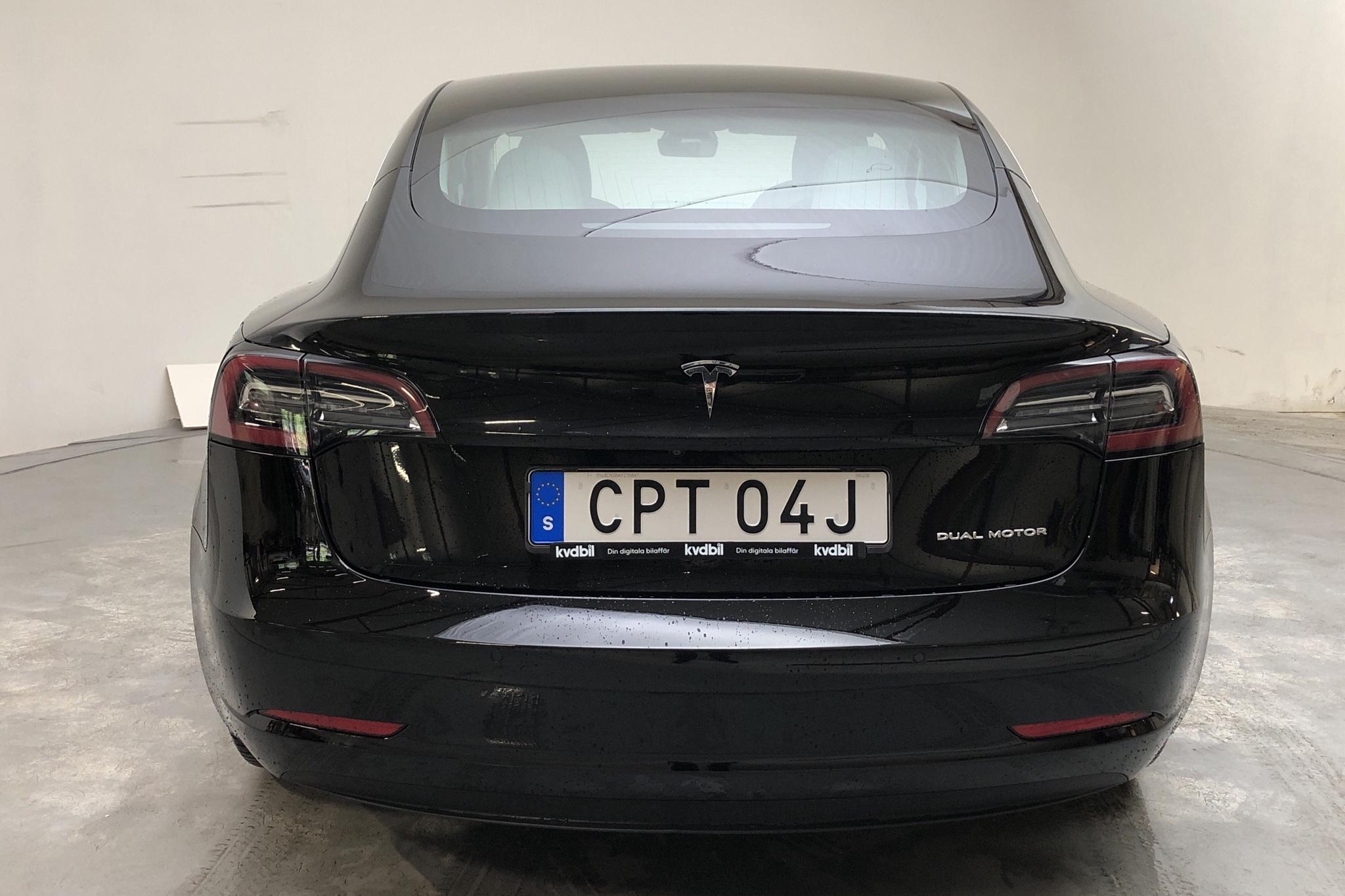 Tesla Model 3 Long Range Dual Motor AWD - 8 481 mil - Automat - svart - 2019