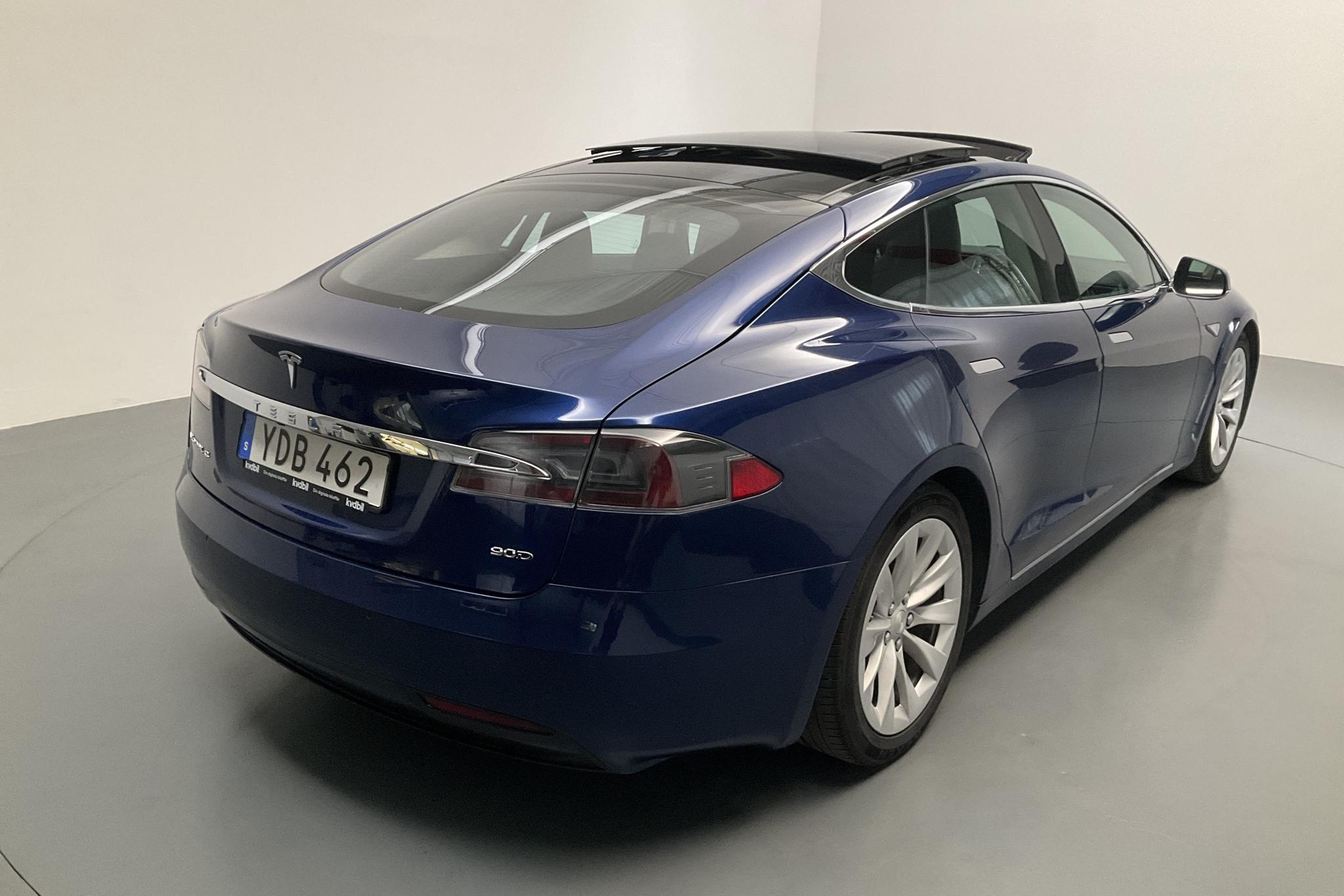 Tesla Model S 90D (428hk) - 36 018 mil - Automat - blå - 2016