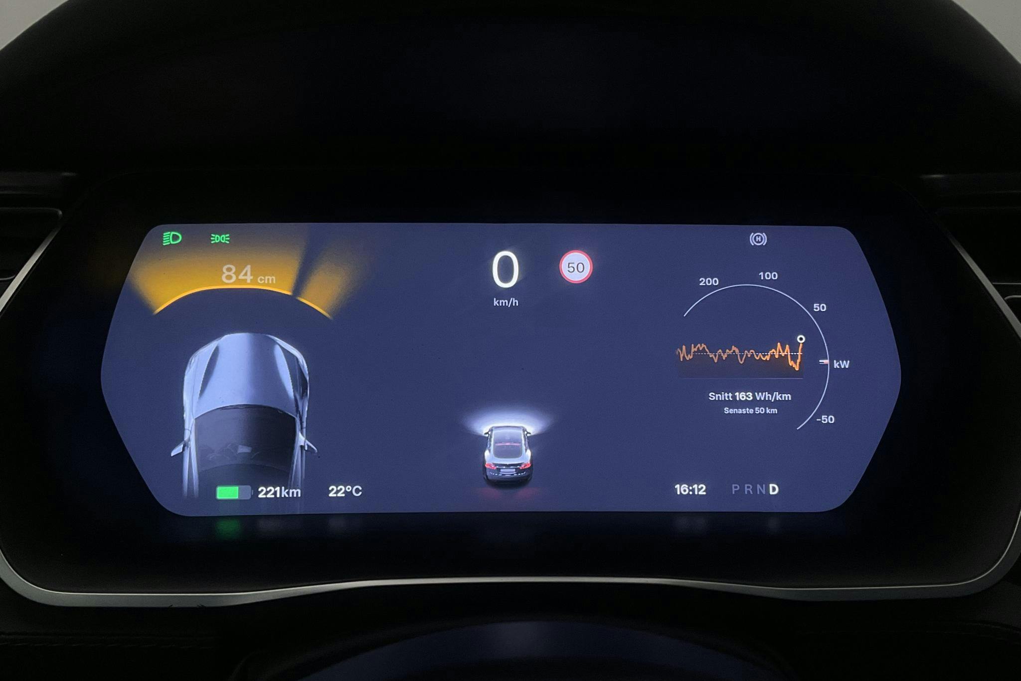 Tesla Model S 75D - 14 242 mil - Automat - grå - 2017