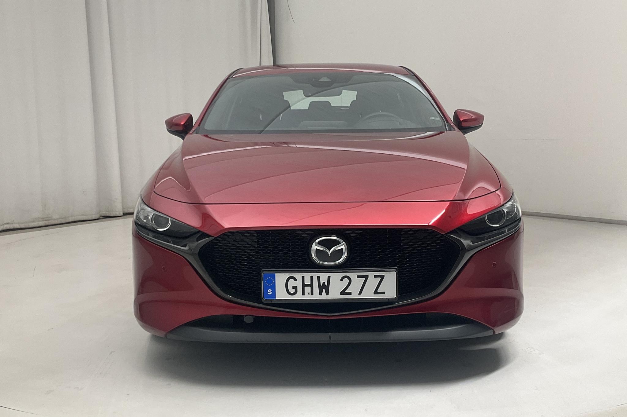 Mazda 3 2.0 5dr (122hk) - 5 618 mil - Automat - röd - 2019