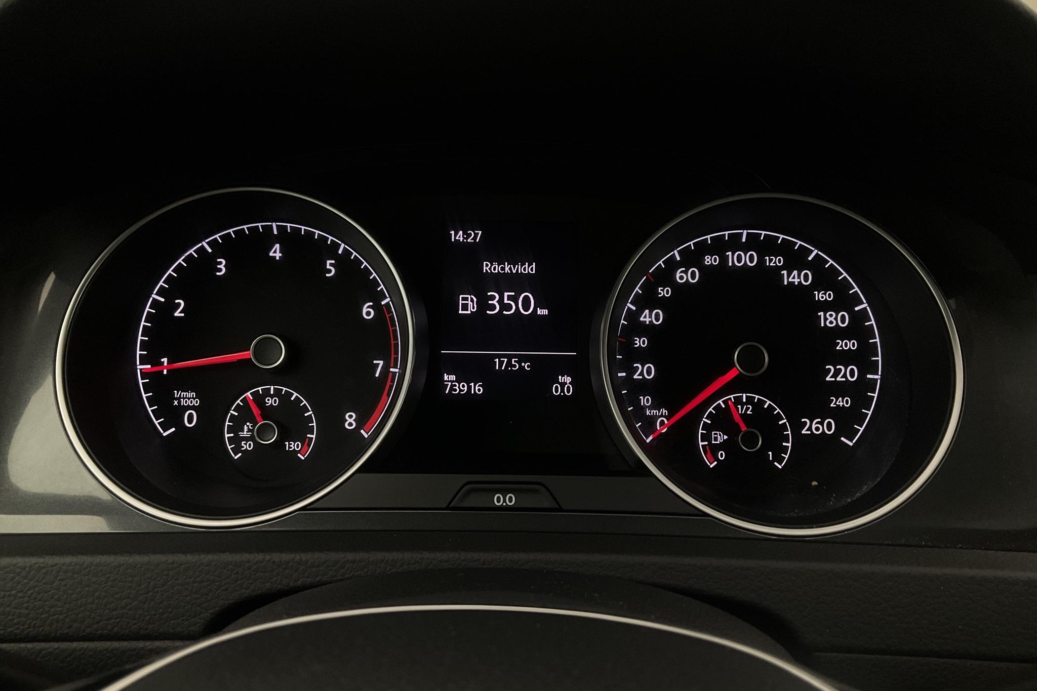 VW Golf VII 1.0 TSI Sportscombi (110hk) - 73 920 km - Manual - silver - 2017
