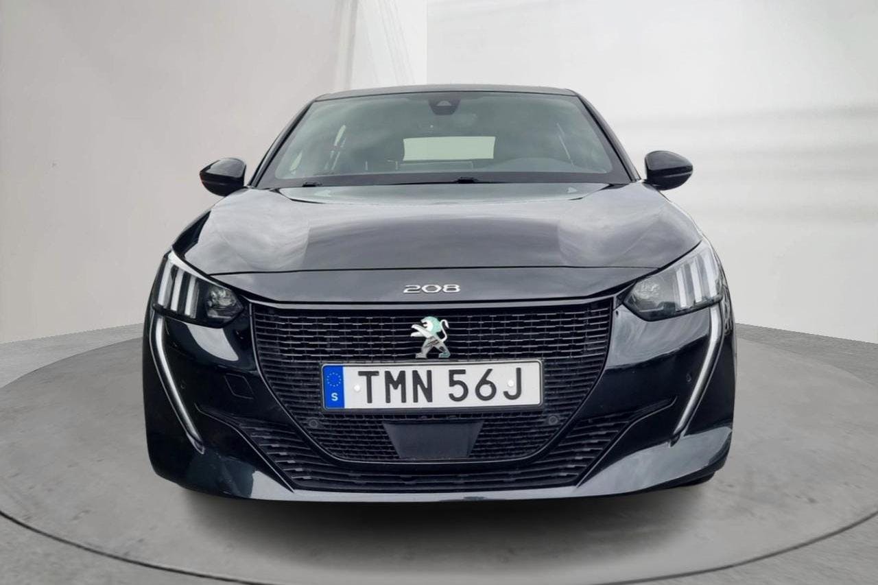 Peugeot e-208 50 kWh 5dr (136hk) - 90 710 km - Automatic - black - 2021