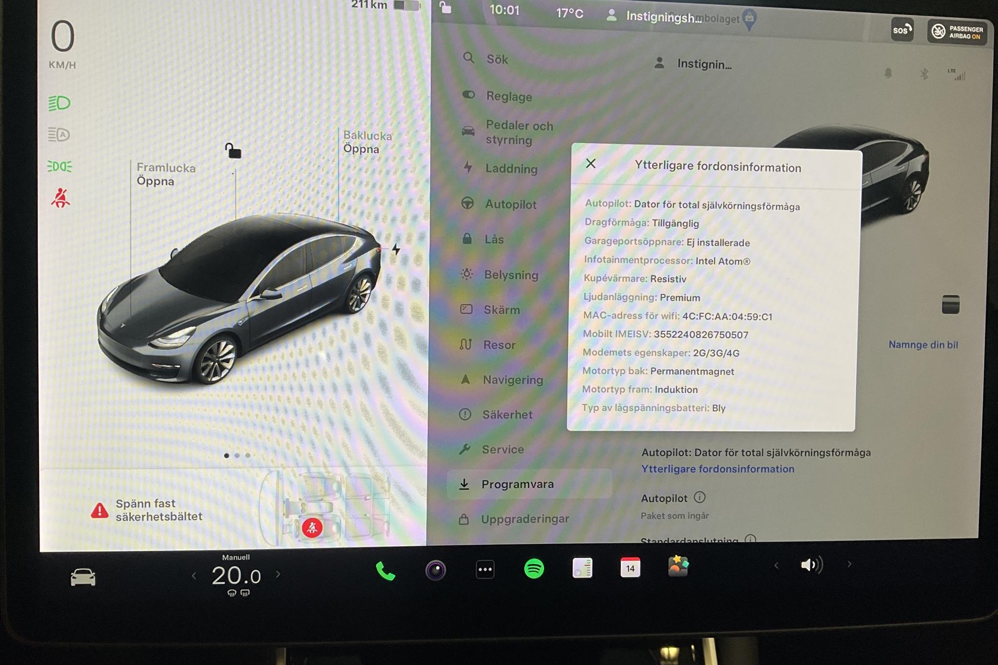 Tesla Model 3 Long Range Dual Motor AWD - 4 934 mil - Automat - grå - 2020