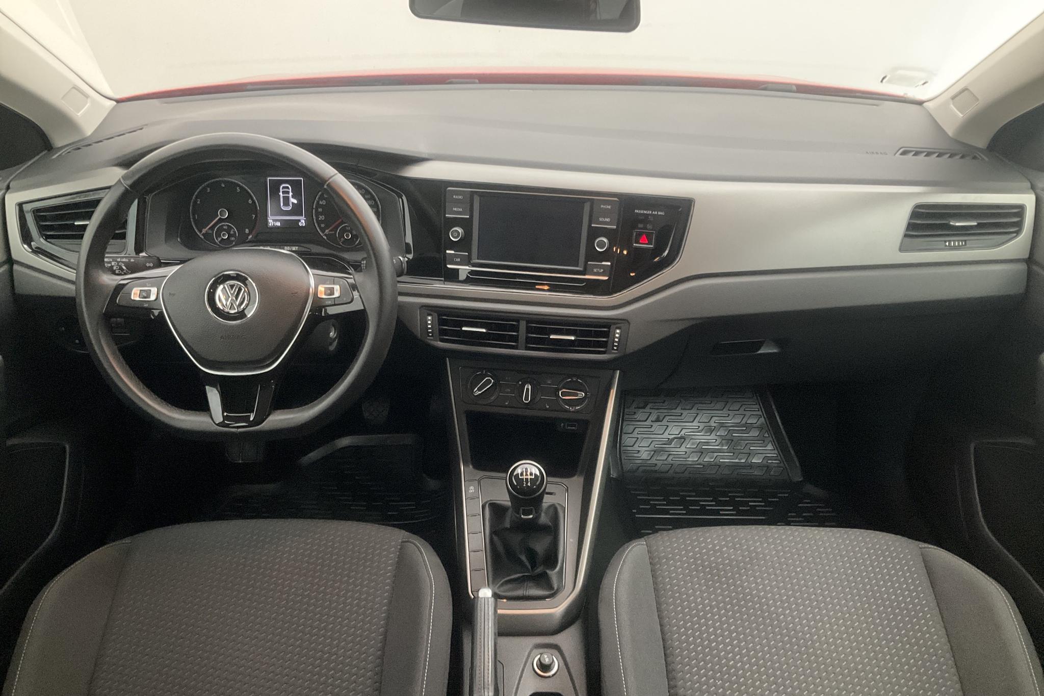 VW Polo 1.0 TSI 5dr (95hk) - 2 714 mil - Manuell - röd - 2018