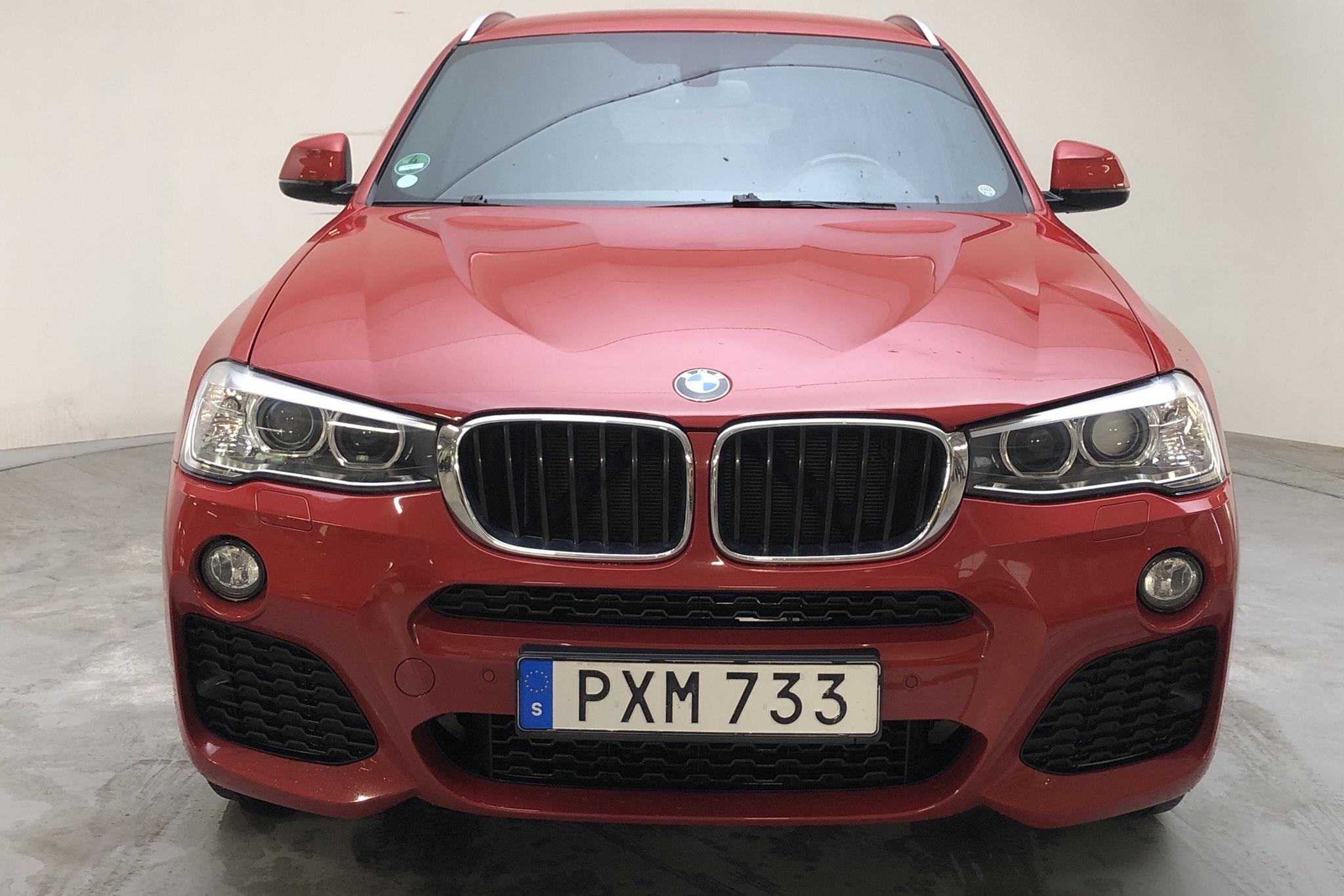 BMW X4 xDrive 20d, F26 (190hk) - 6 521 mil - Automat - röd - 2018