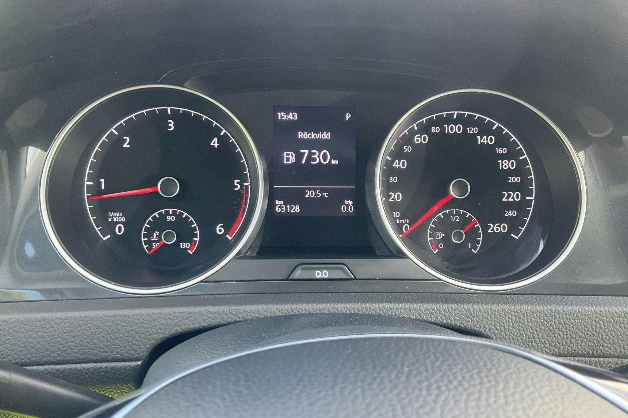 VW Golf VII 1.6 TDI Sportscombi (115hk) - 6 313 mil - Automat - vit - 2019