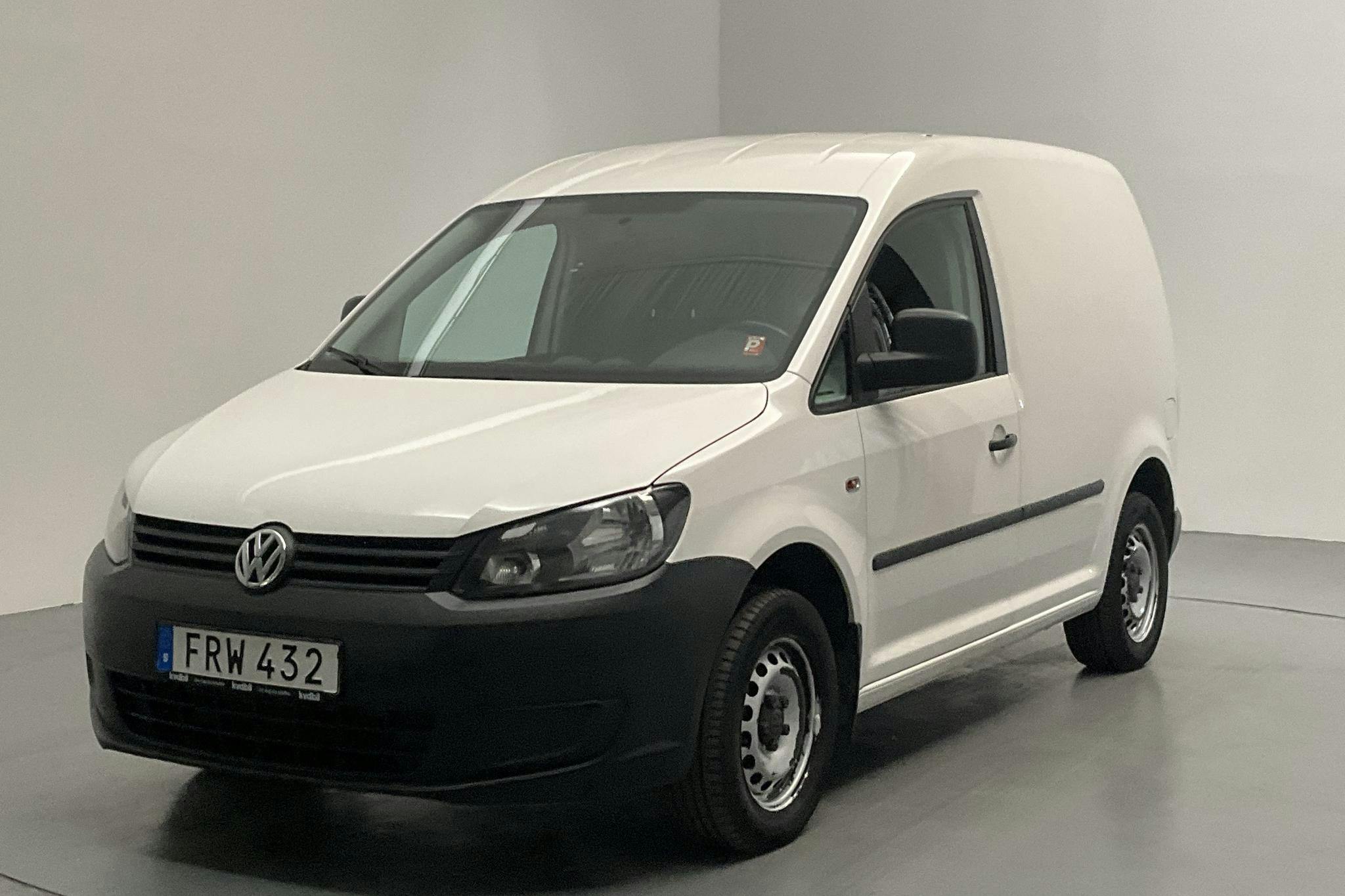 VW Caddy 1.6 TDI Skåp (102hk) - 7 483 mil - Automat - vit - 2015