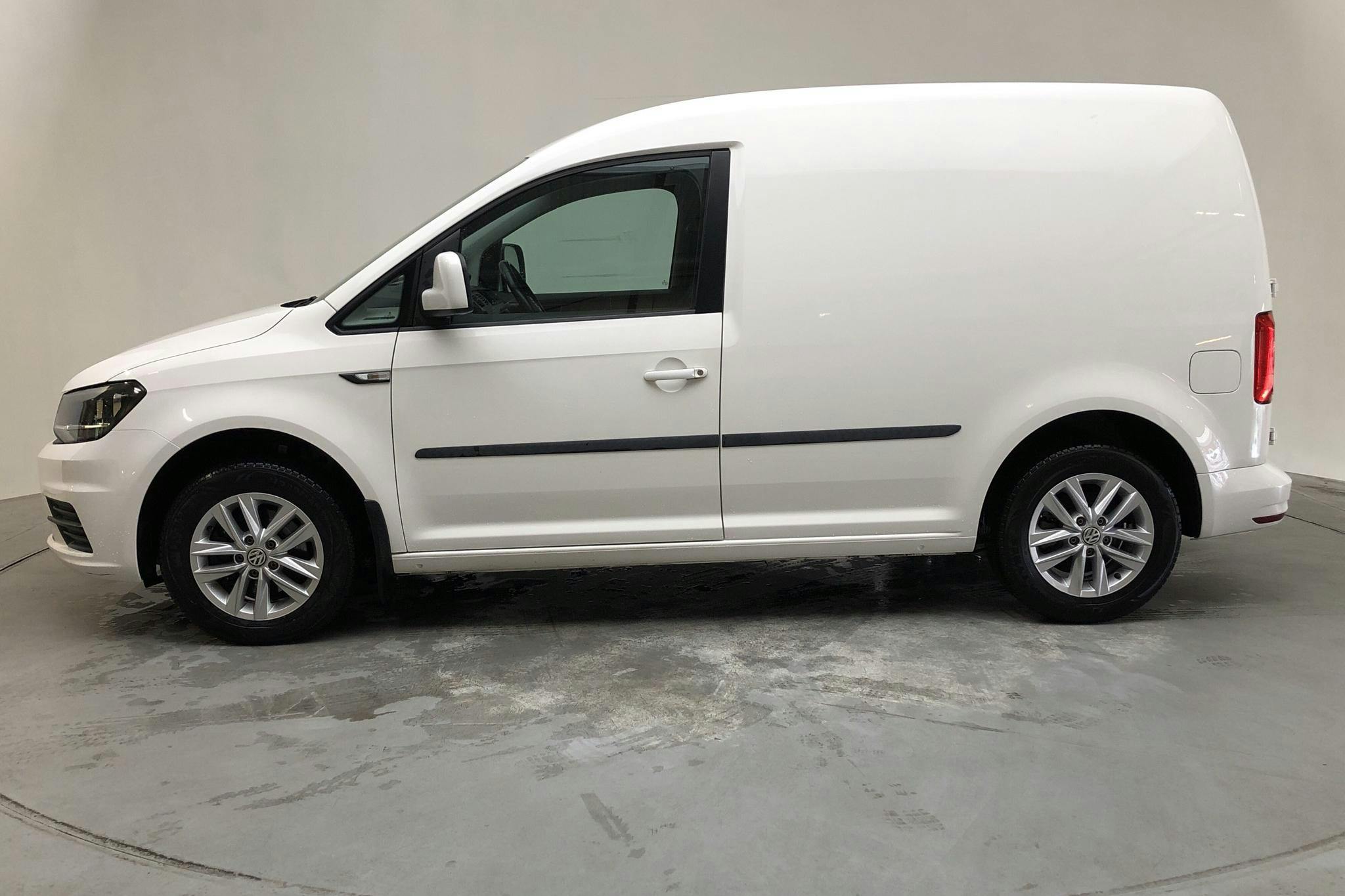 VW Caddy 2.0 TDI Skåp (102hk) - 5 121 mil - Automat - vit - 2016