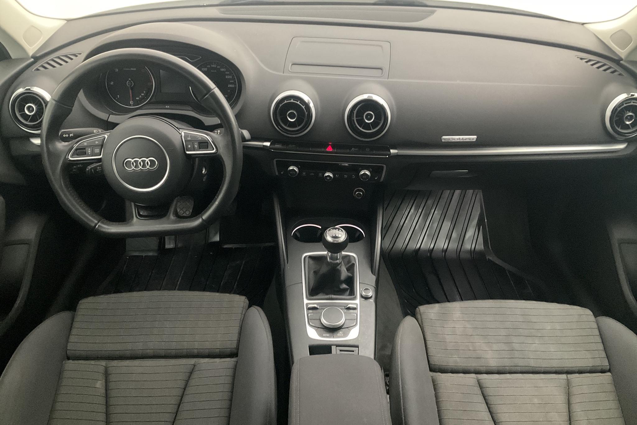 Audi A3 2.0 TDI Sportback quattro (150hk) - 125 350 km - Manual - white - 2014