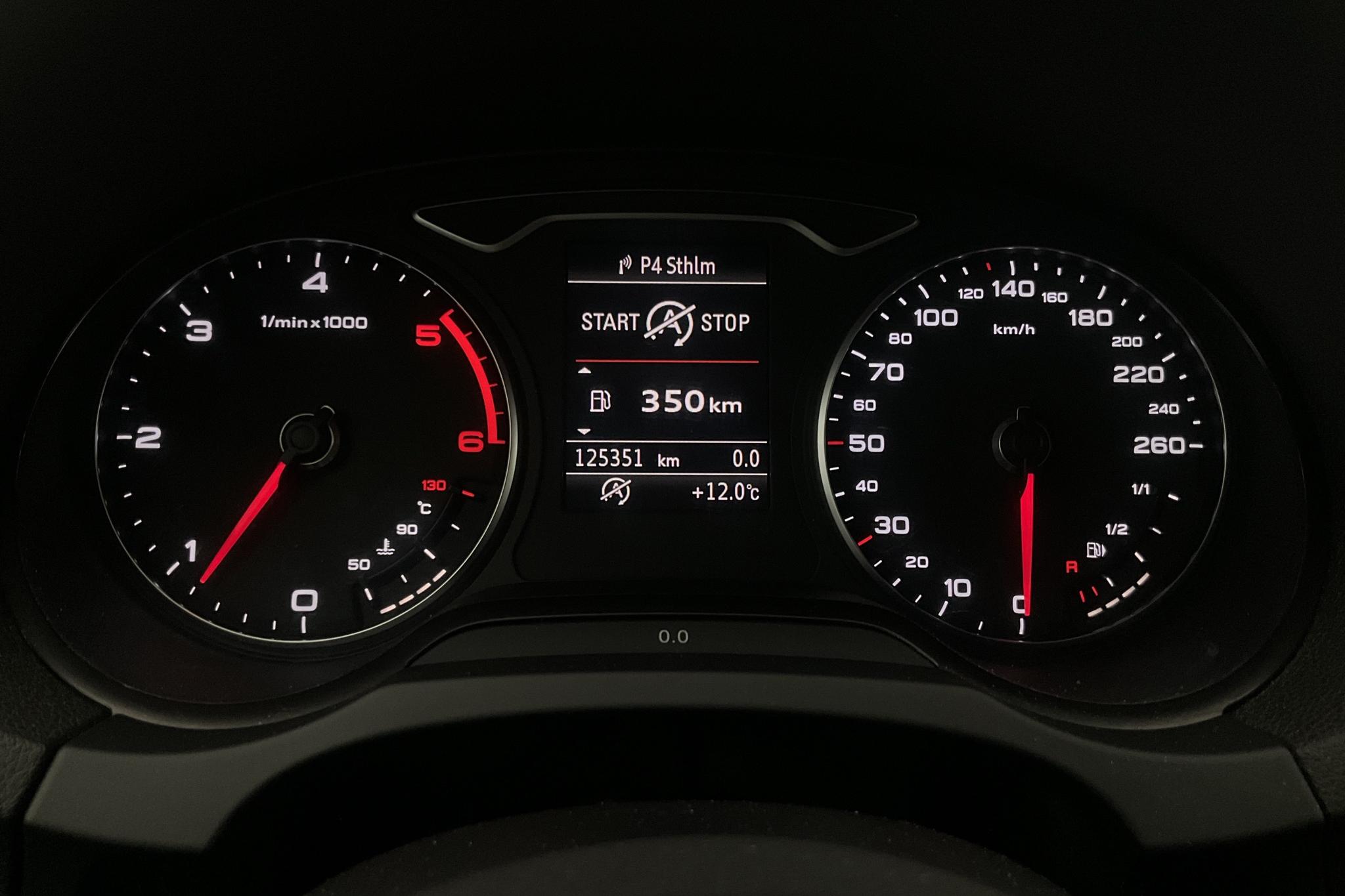 Audi A3 2.0 TDI Sportback quattro (150hk) - 12 535 mil - Manuell - vit - 2014