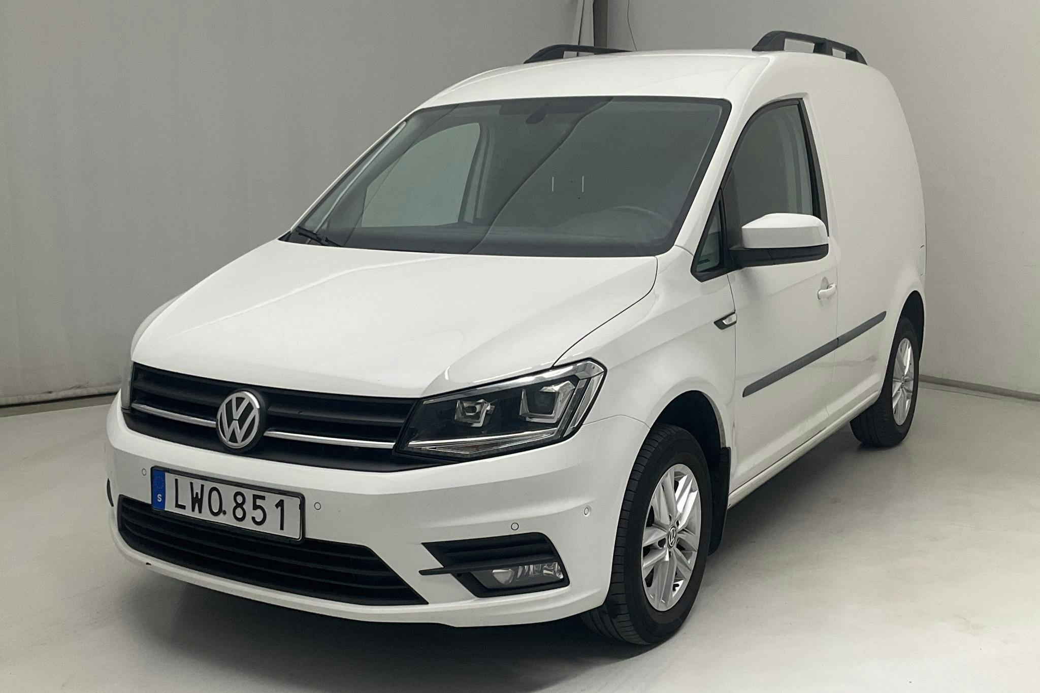 VW Caddy 2.0 TDI Skåp (102hk) - 7 763 mil - Automat - vit - 2020