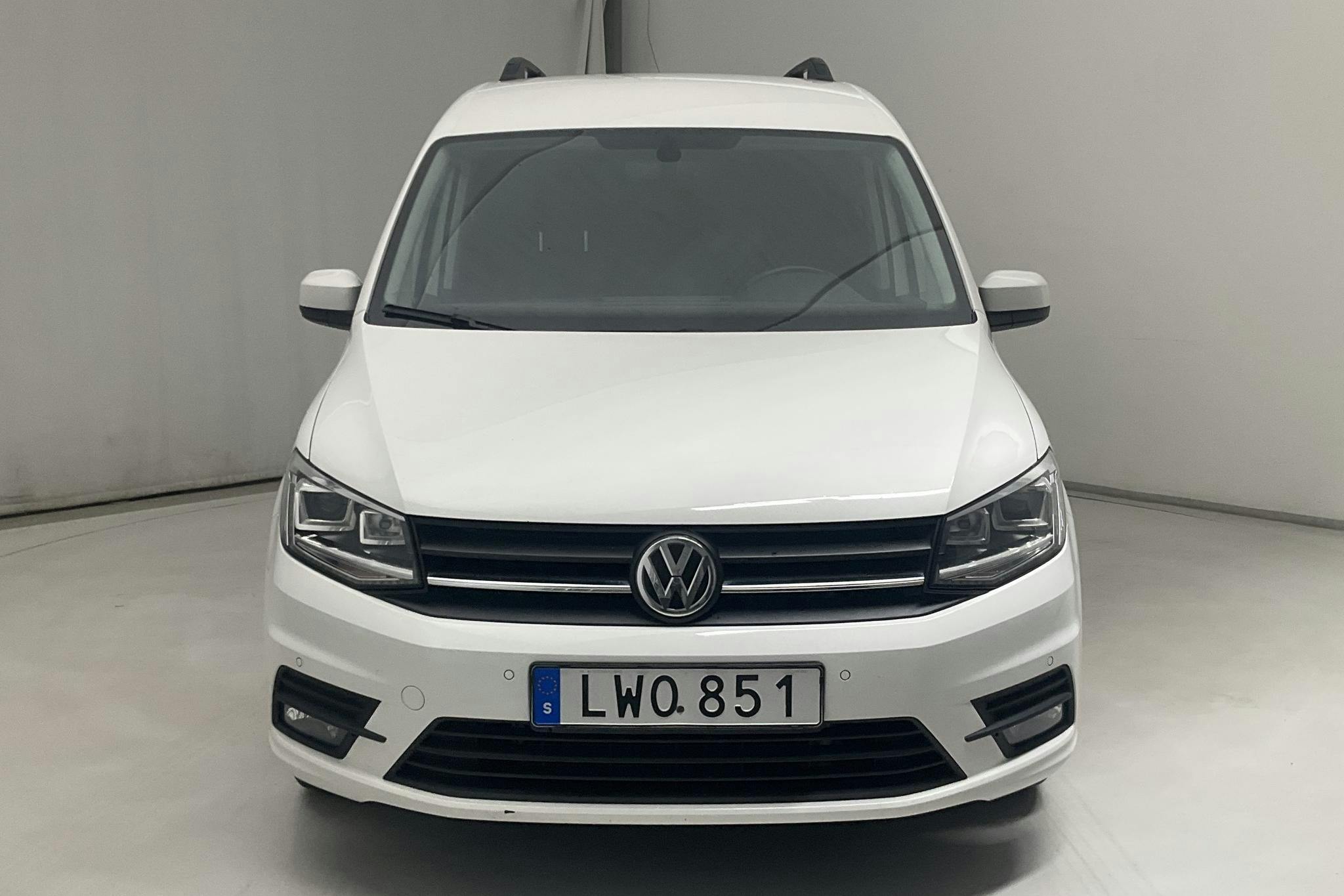VW Caddy 2.0 TDI Skåp (102hk) - 7 763 mil - Automat - vit - 2020