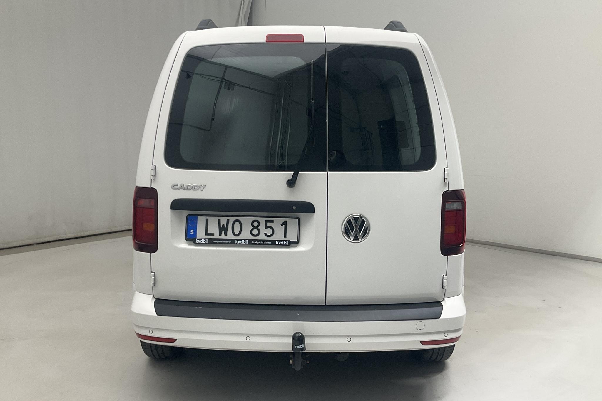 VW Caddy 2.0 TDI Skåp (102hk) - 7 763 mil - Automat - vit - 2020