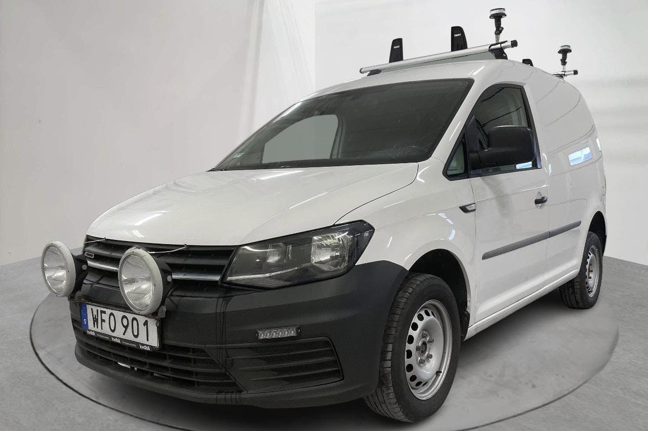 VW Caddy 2.0 TDI Skåp 4MOTION (122hk) - 12 199 mil - Manuell - vit - 2018