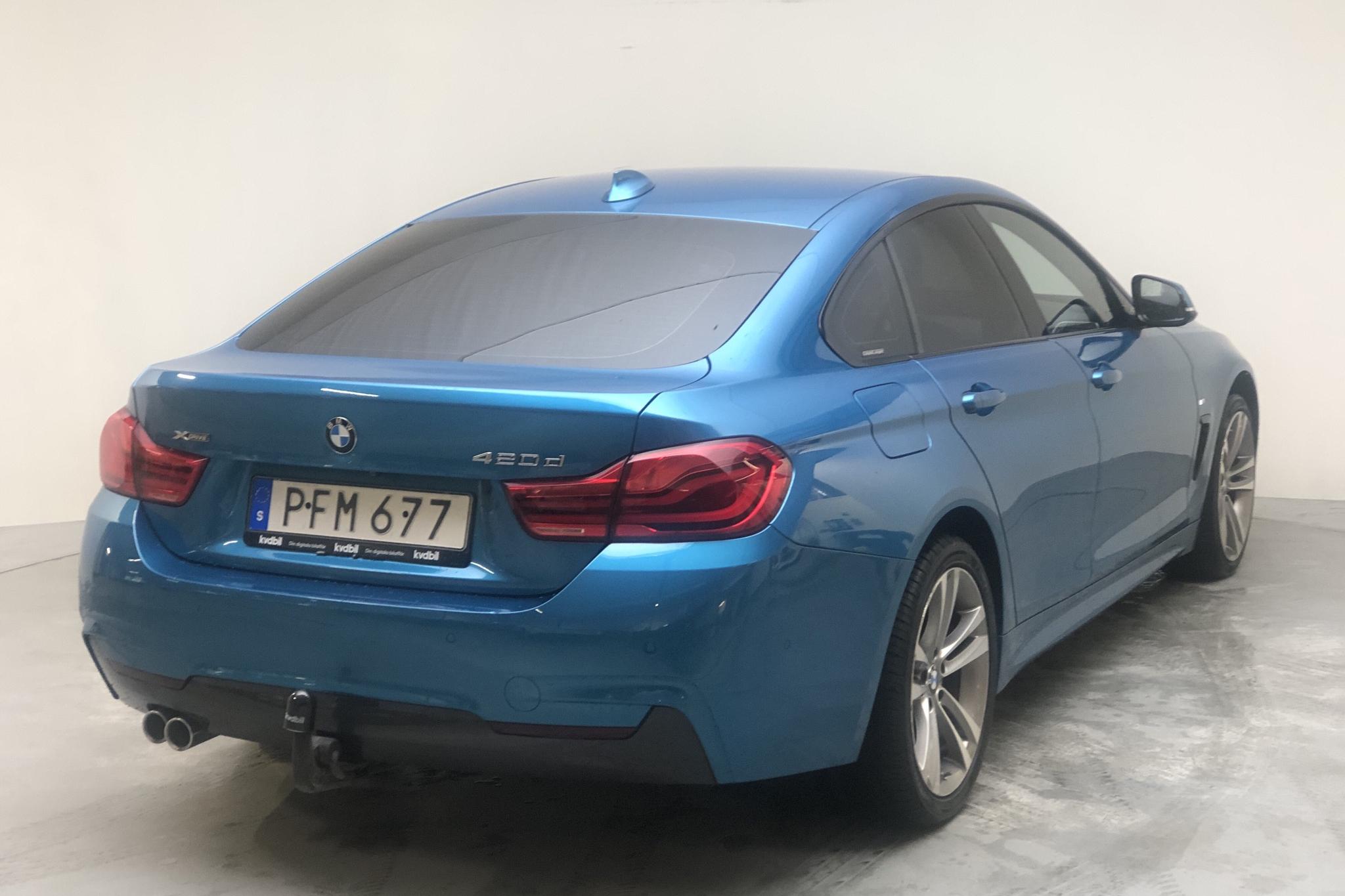 BMW 420d xDrive Gran Coupé, F36 (190hk) - 86 320 km - Automatic - blue - 2018