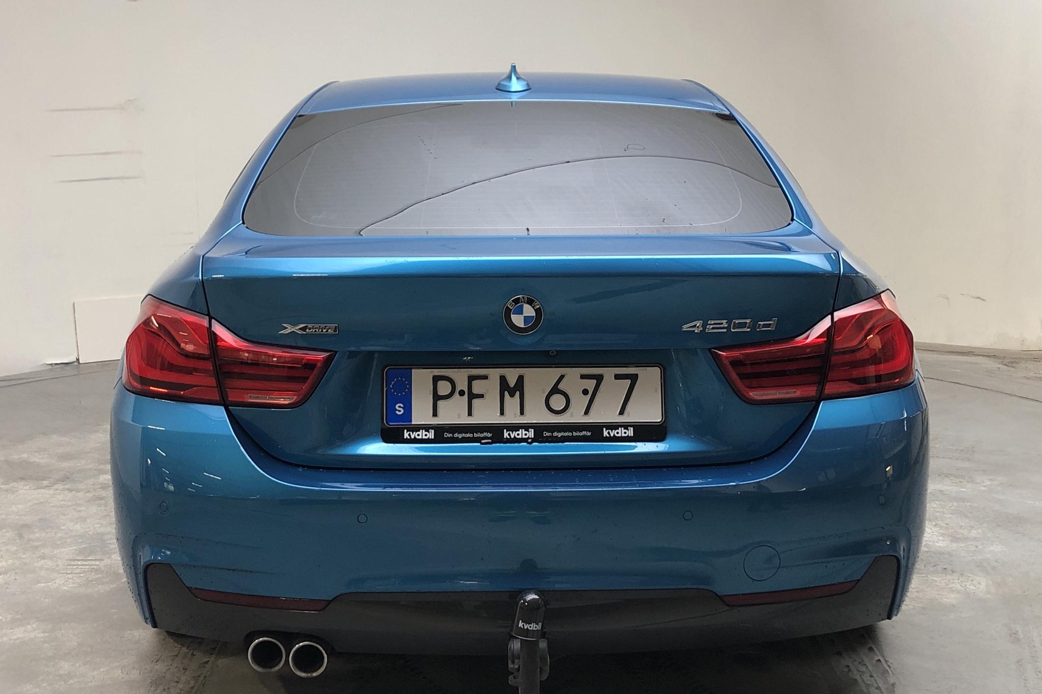 BMW 420d xDrive Gran Coupé, F36 (190hk) - 86 320 km - Automatic - blue - 2018