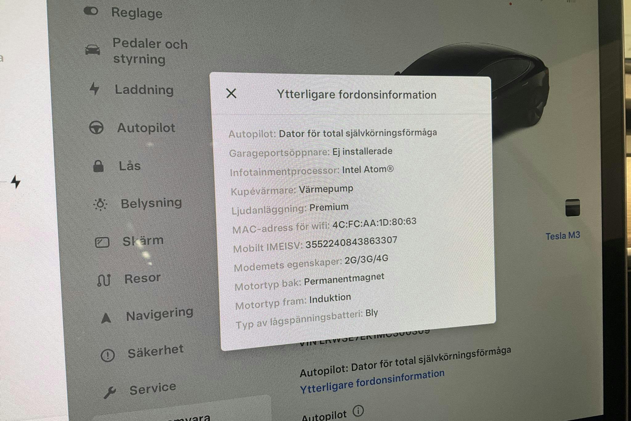 Tesla Model 3 Long Range Dual Motor AWD - 5 644 mil - Automat - svart - 2021