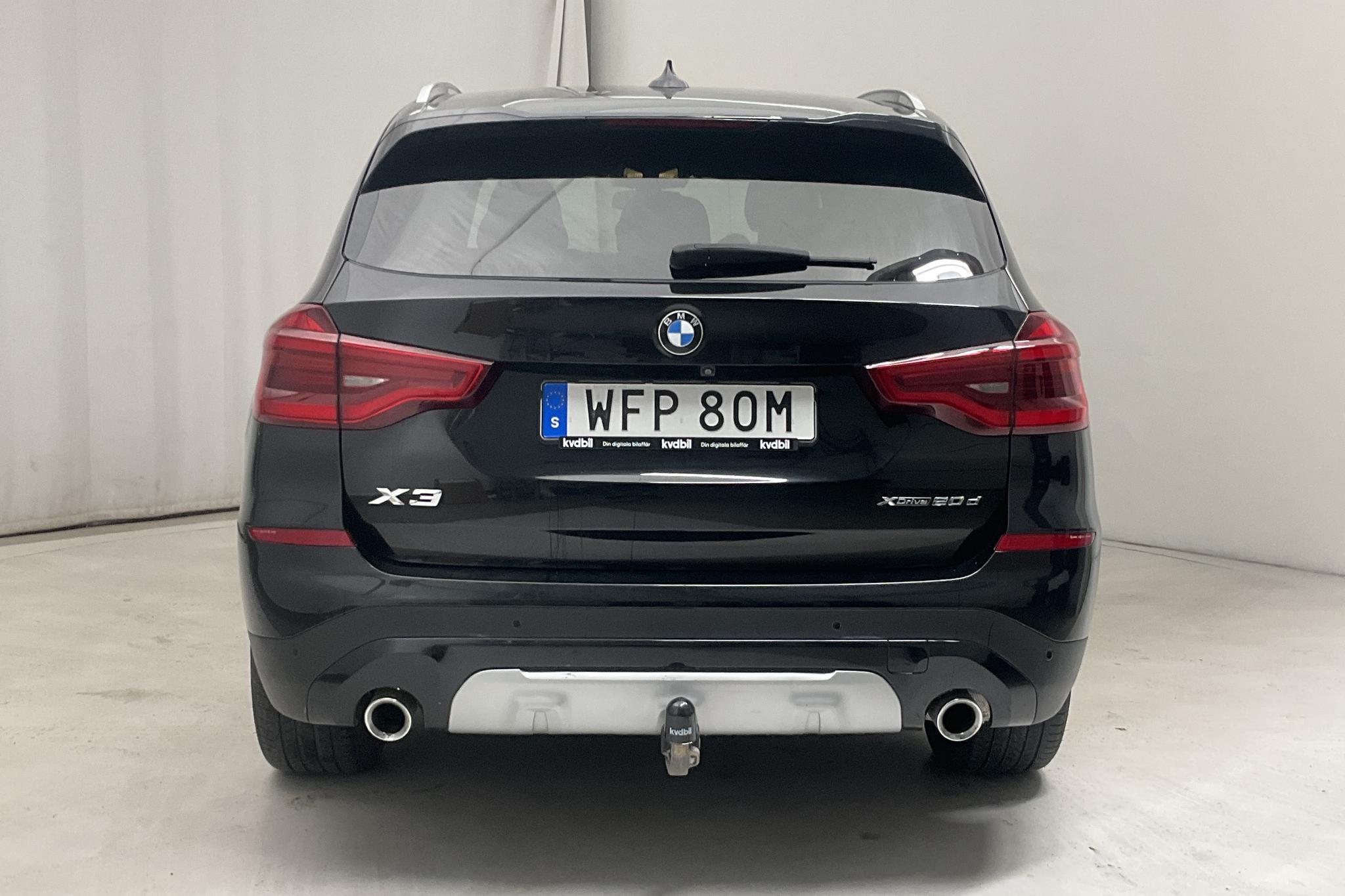 BMW X3 xDrive20d, G01 (190hk) - 134 150 km - Automatic - black - 2019