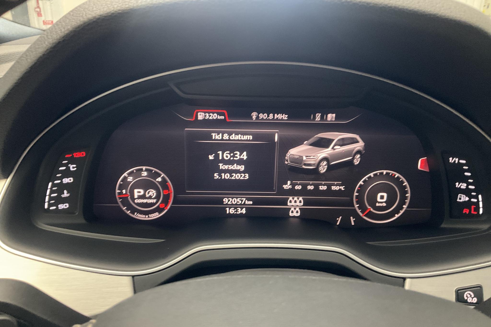 Audi Q7 3.0 TDI quattro (272hk) - 92 060 km - Automatic - gray - 2017