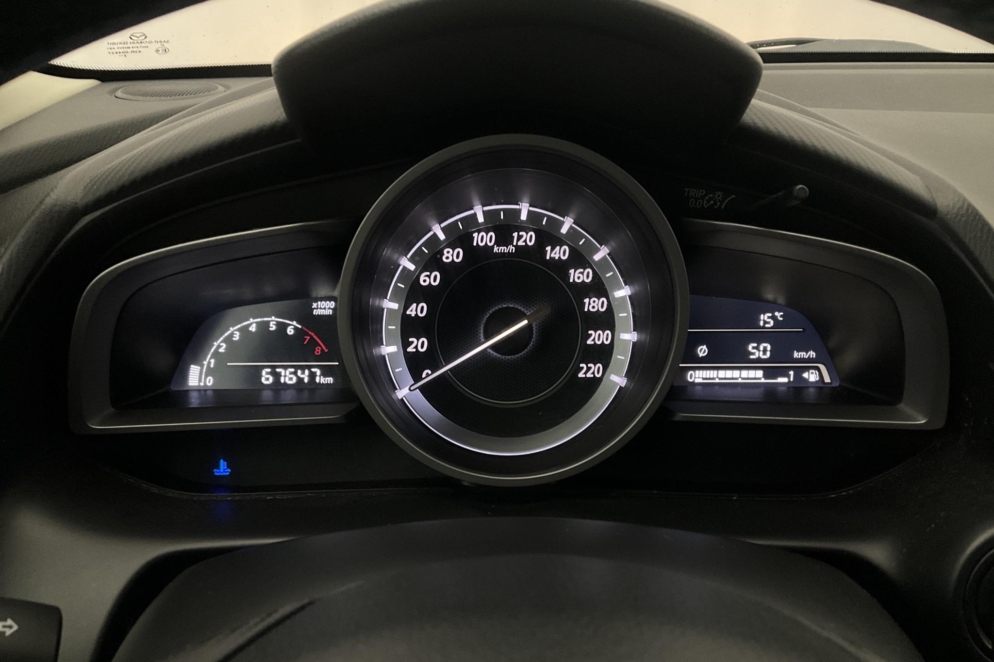 Mazda 2 1.5 5dr (90hk) - 67 640 km - Manual - gray - 2017
