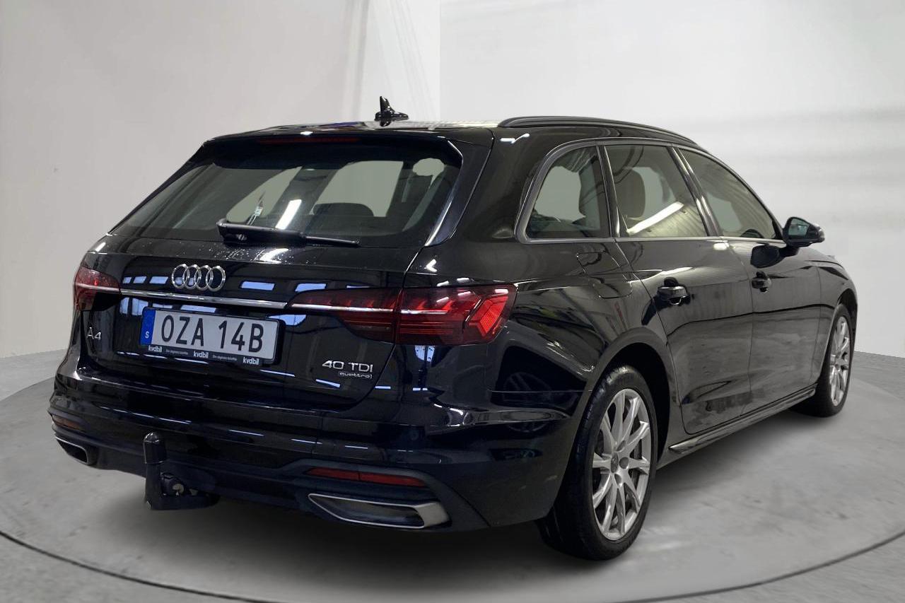 Audi A4 Avant 40 TDI quattro (190hk) - 155 030 km - Automatic - black - 2020