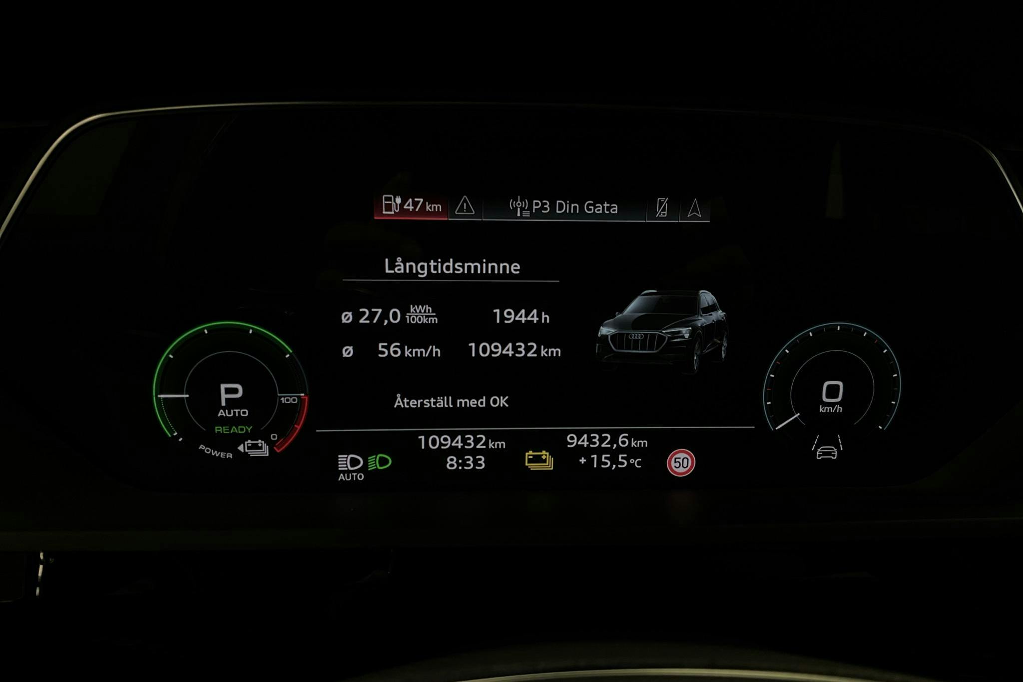 Audi e-tron 55 quattro 95 kWh (408hk) - 109 430 km - Automatic - black - 2021