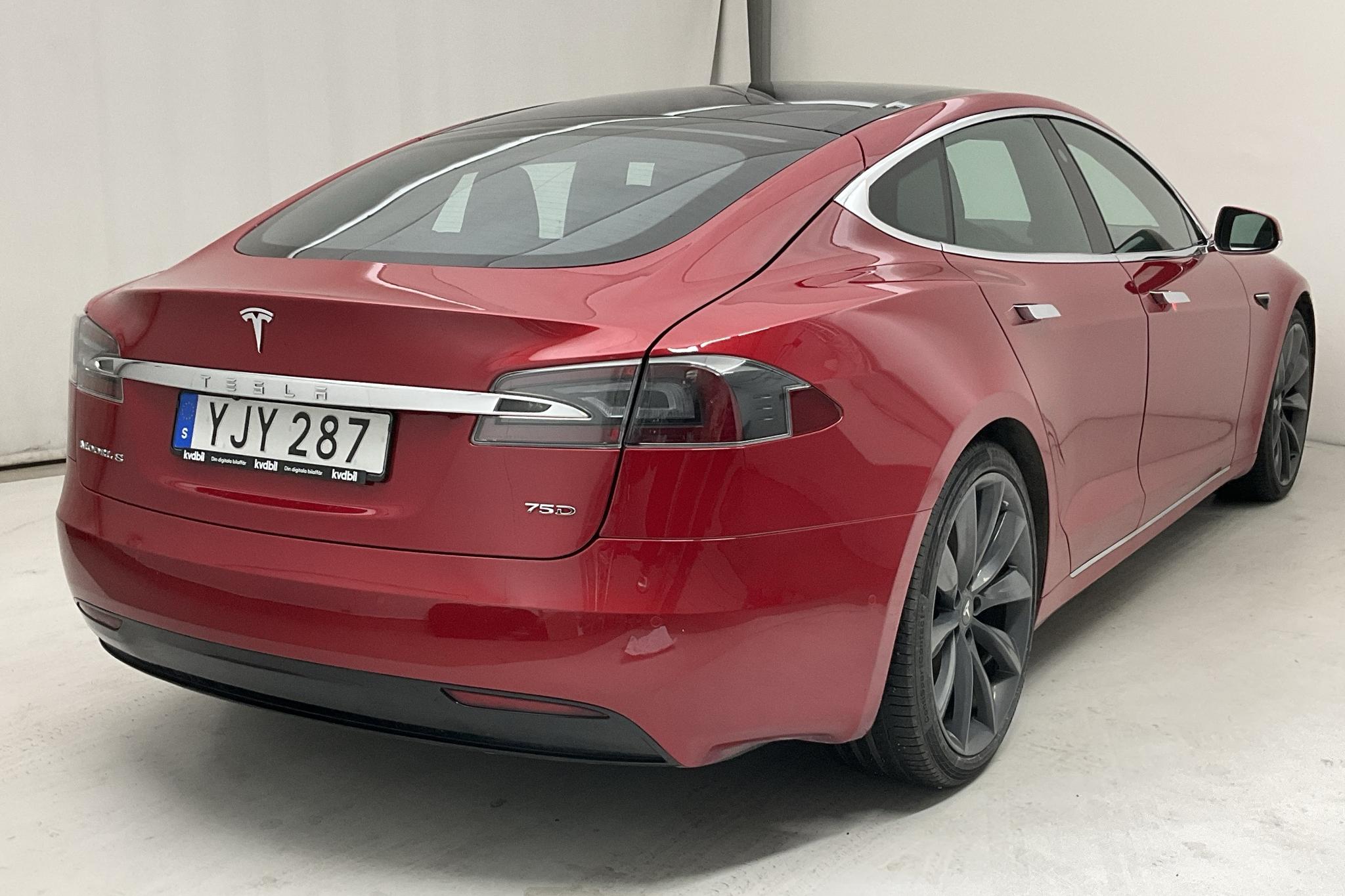 Tesla Model S 75D (525hk) - 108 020 km - Automatic - red - 2017