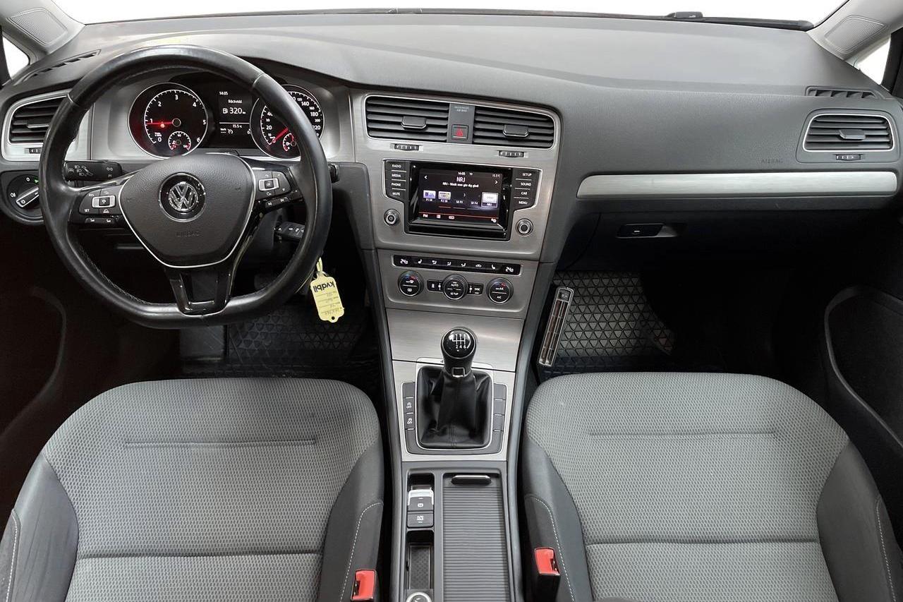 VW Golf VII 1.6 TDI BlueMotion Technology Sportscombi 4Motion (105hk) - 145 770 km - Manuaalinen - valkoinen - 2014