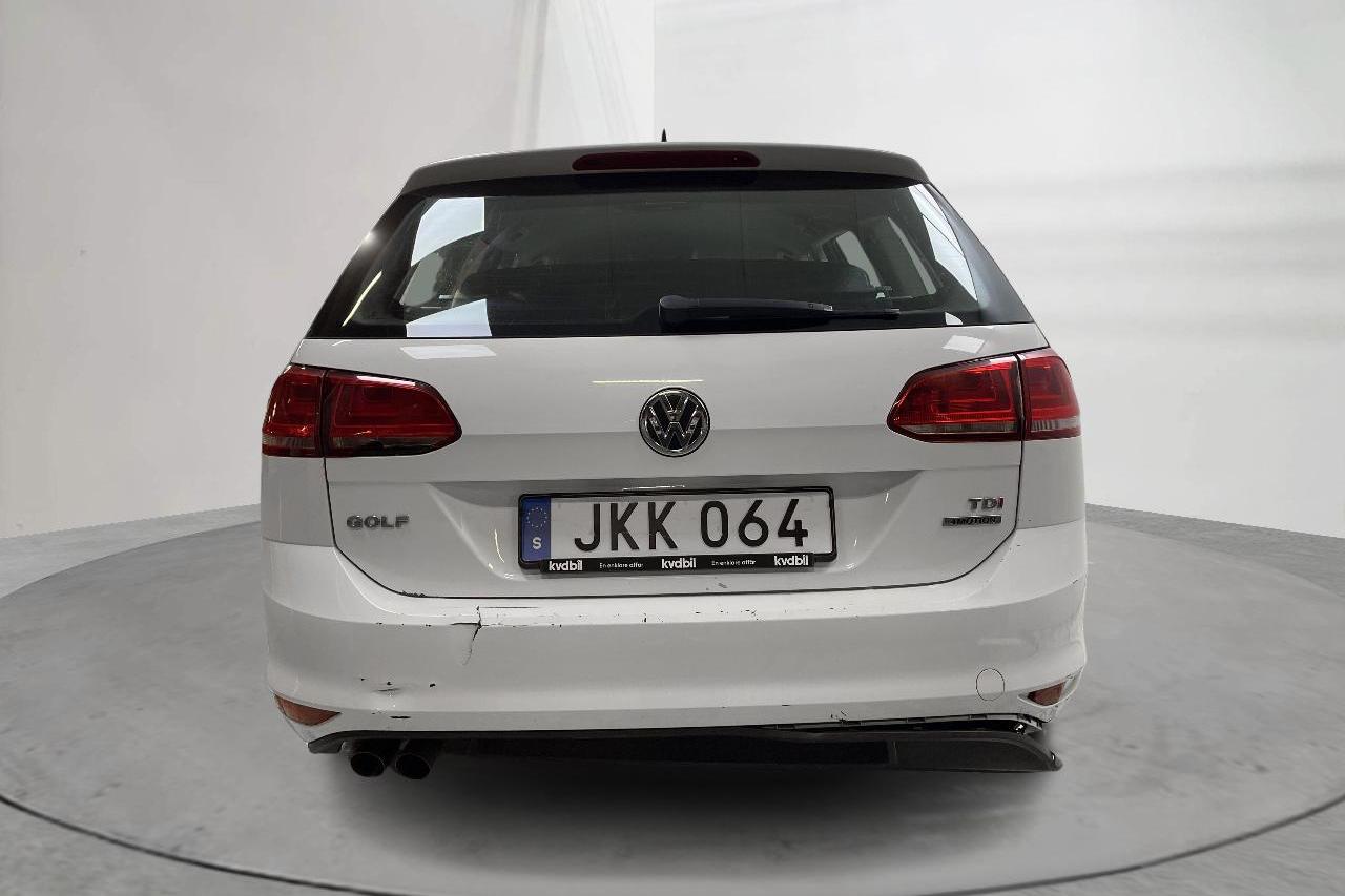 VW Golf VII 1.6 TDI BlueMotion Technology Sportscombi 4Motion (105hk) - 145 770 km - Manualna - biały - 2014