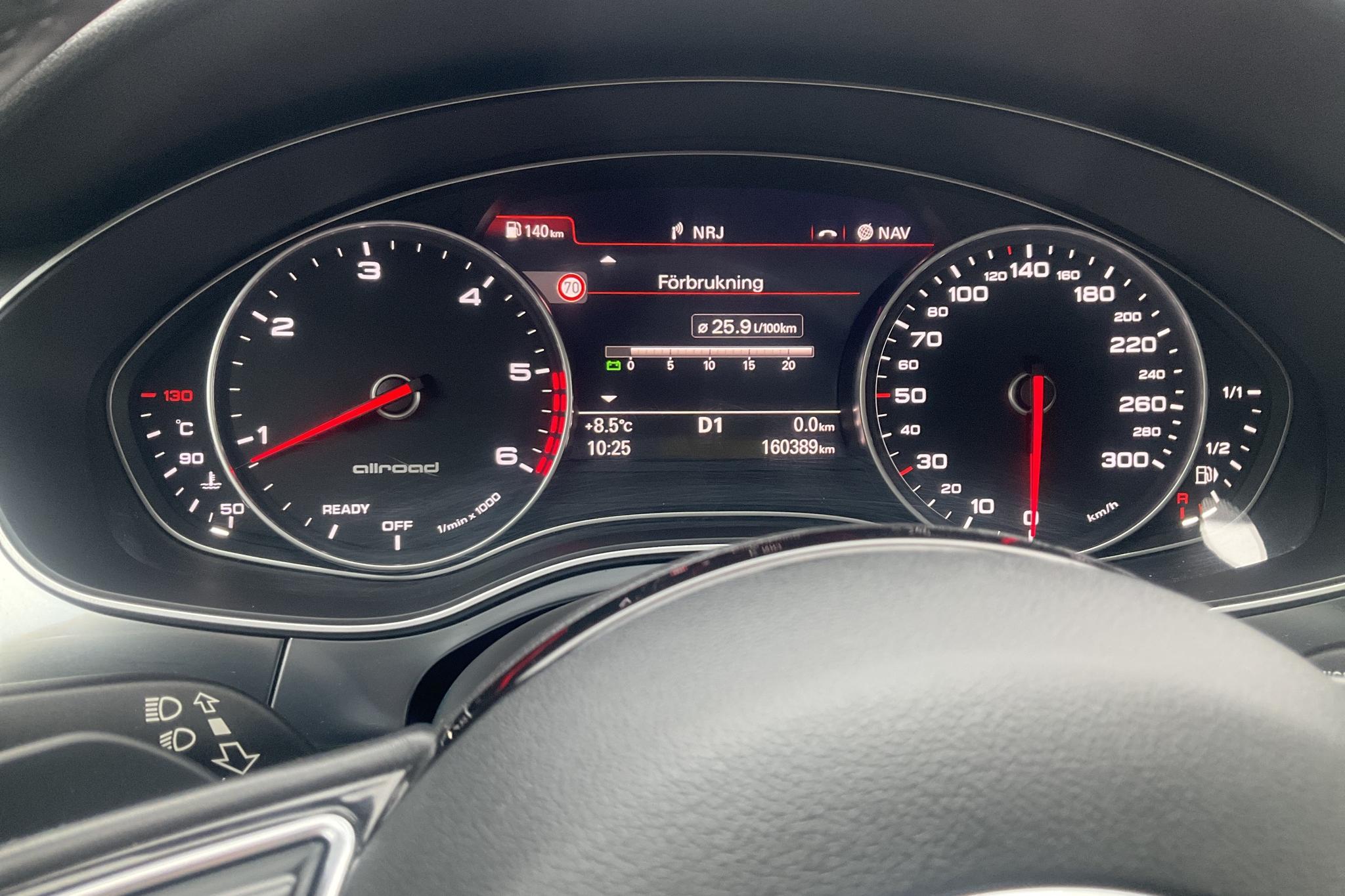 Audi A6 3.0 TDI Avant quattro (320hk) - 160 390 km - Automatic - black - 2016