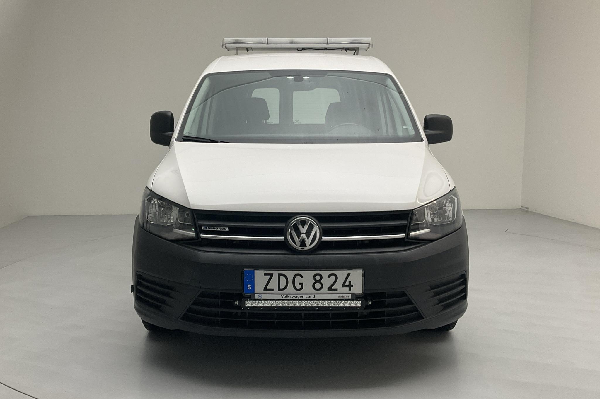 VW Caddy Skåp 1.4 TGI (110hk) - 21 800 km - Automatic - white - 2018