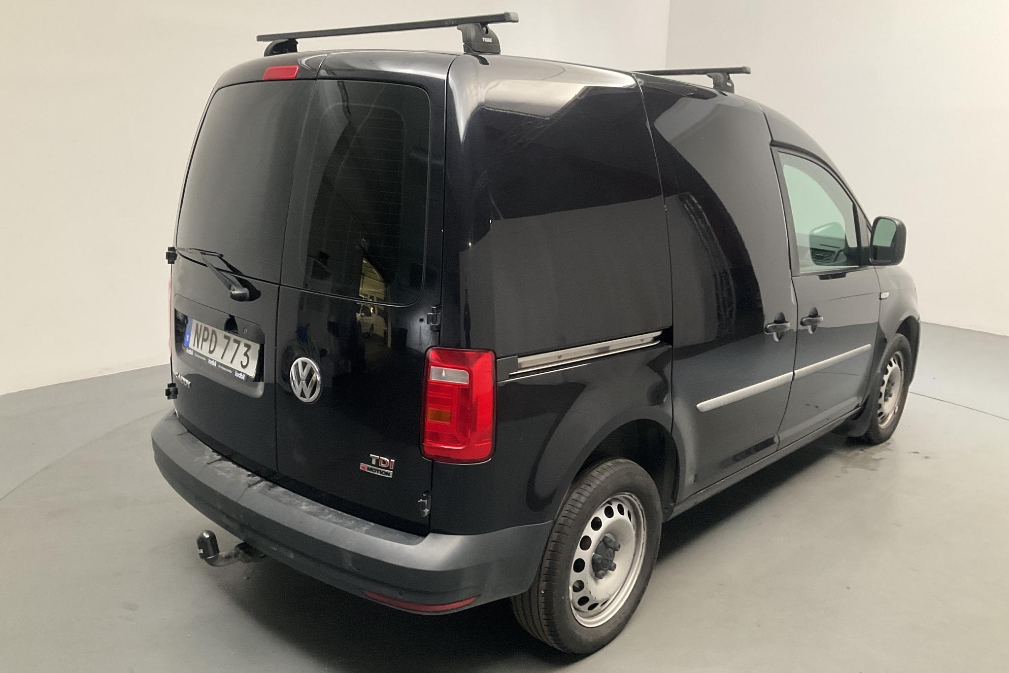 VW Caddy 2.0 TDI Skåp 4MOTION (150hk) - 18 713 mil - Automat - svart - 2018