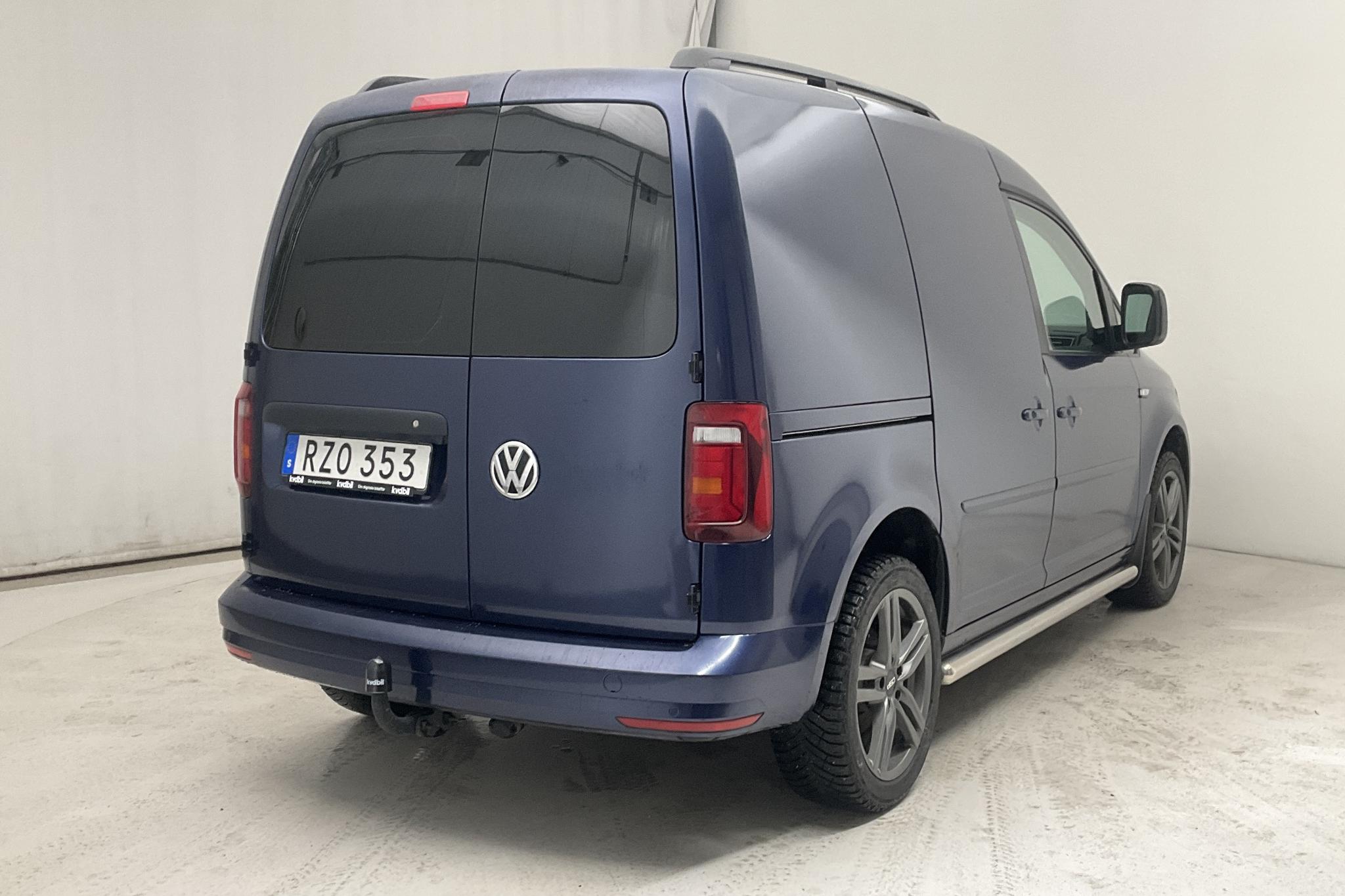VW Caddy 2.0 TDI Skåp (102hk) - 118 990 km - Automatic - black - 2019