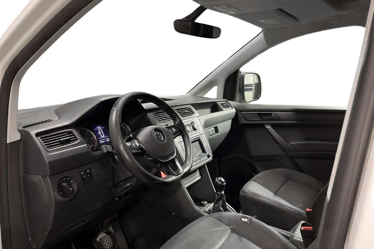 VW Caddy 2.0 TDI Skåp (75hk) - 19 662 mil - Manuell - vit - 2016