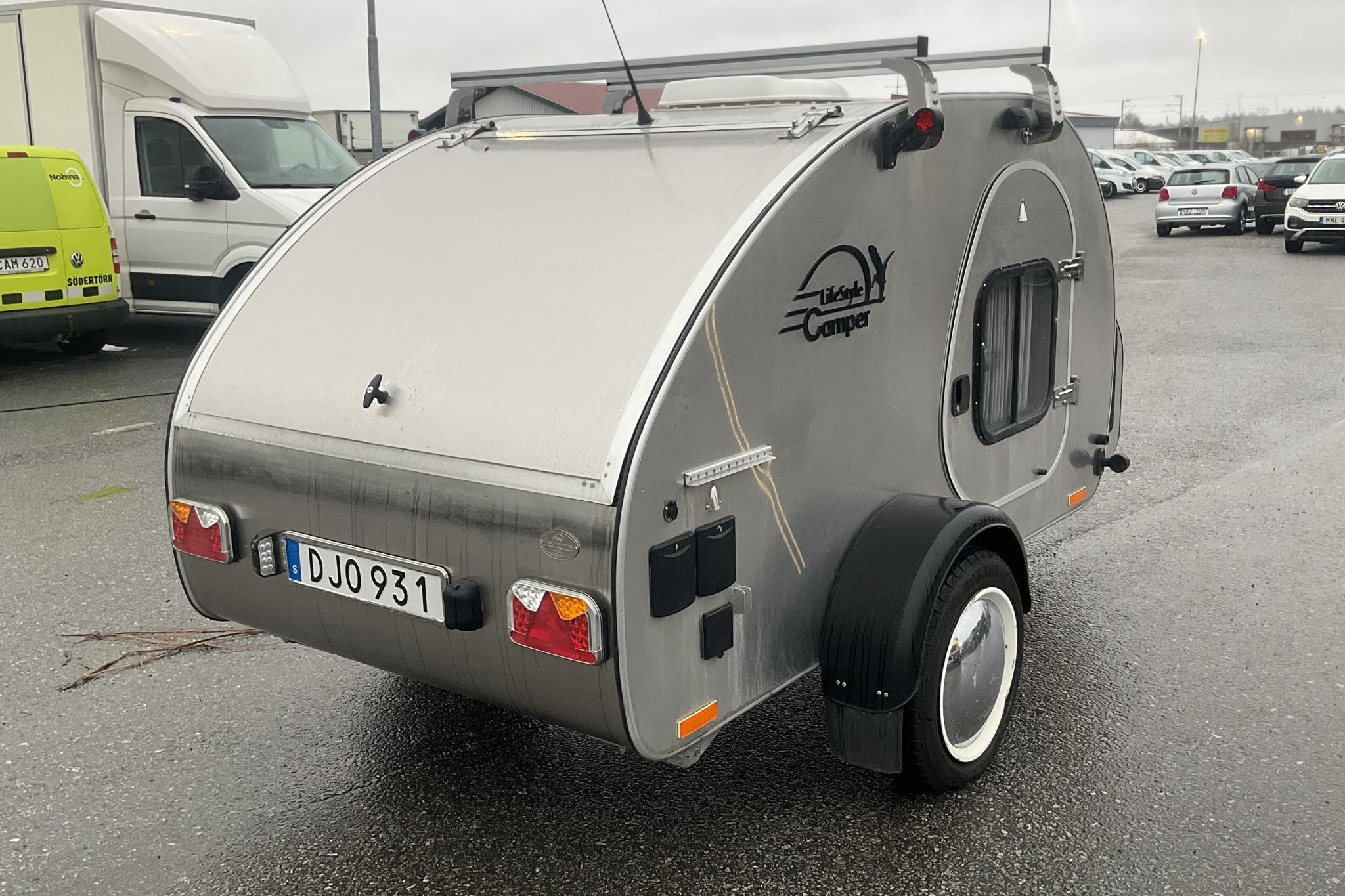 LifeStyleCamper SteelDrop Campersläpvagn - 0 mil - silver - 2020