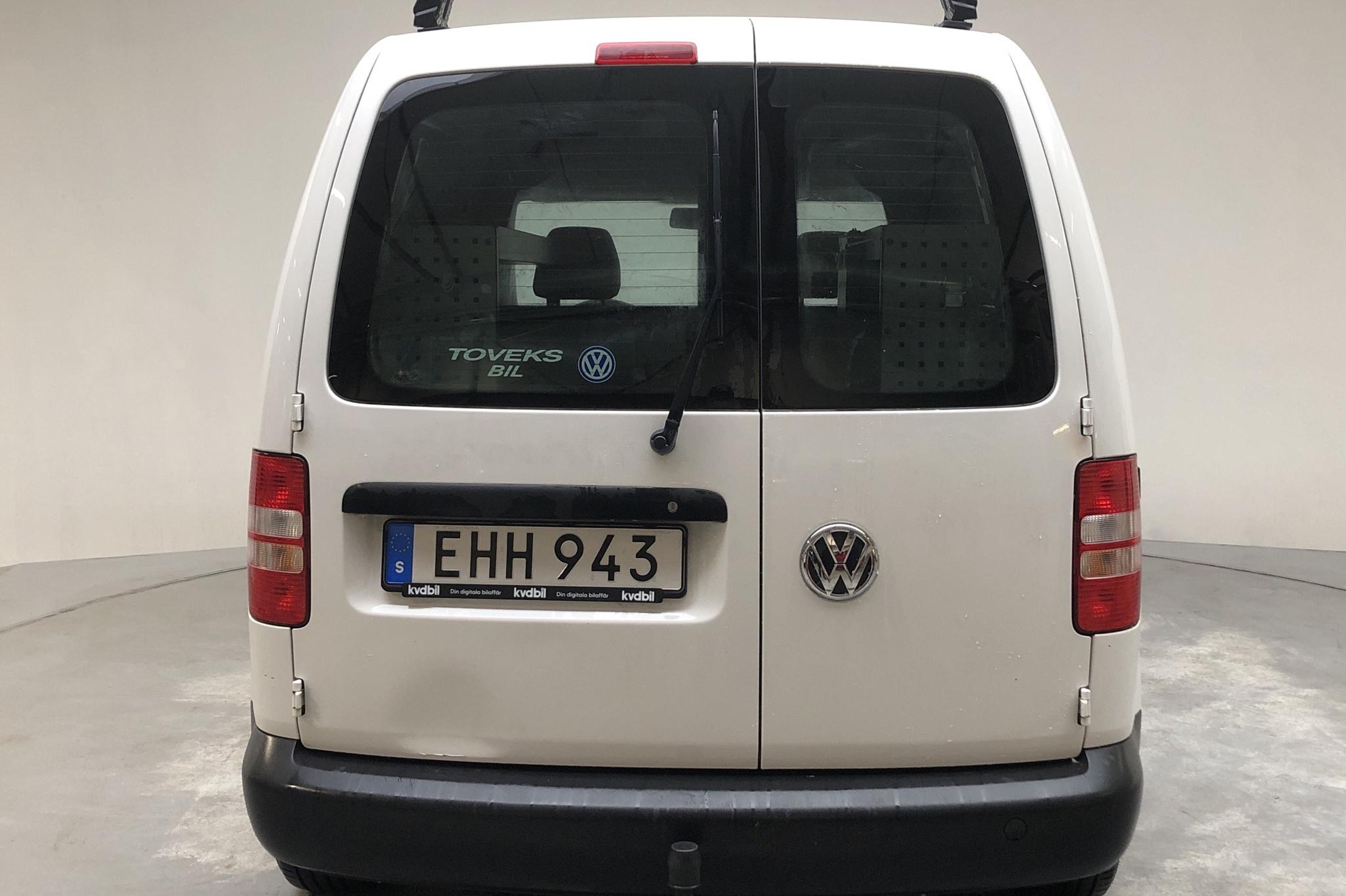VW Caddy 1.6 TDI Skåp (75hk) - 10 672 mil - Manuell - vit - 2015
