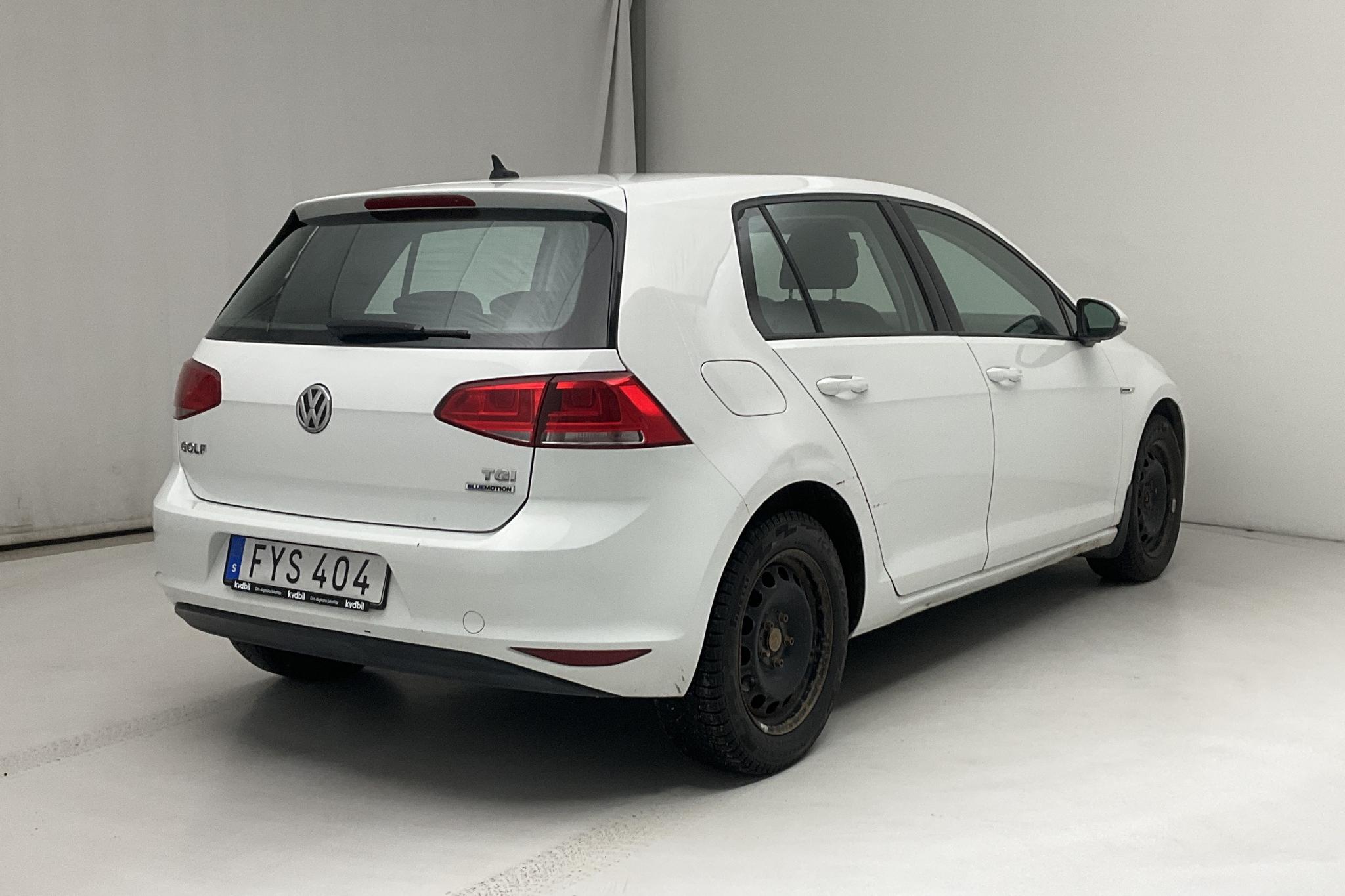 VW Golf VII 1.4 TGI 5dr (110hk) - 111 560 km - Automatic - white - 2017