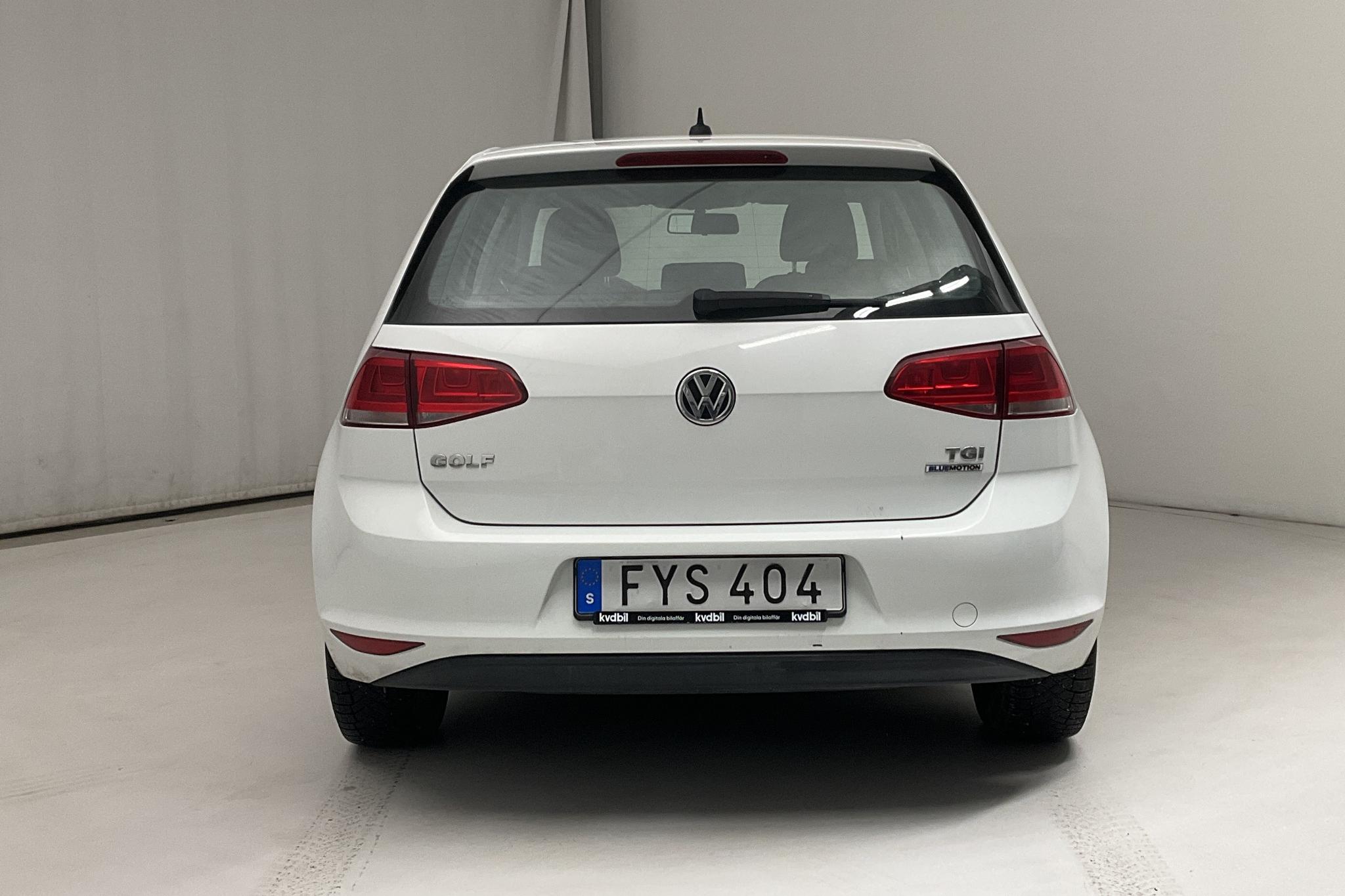 VW Golf VII 1.4 TGI 5dr (110hk) - 111 560 km - Automatic - white - 2017