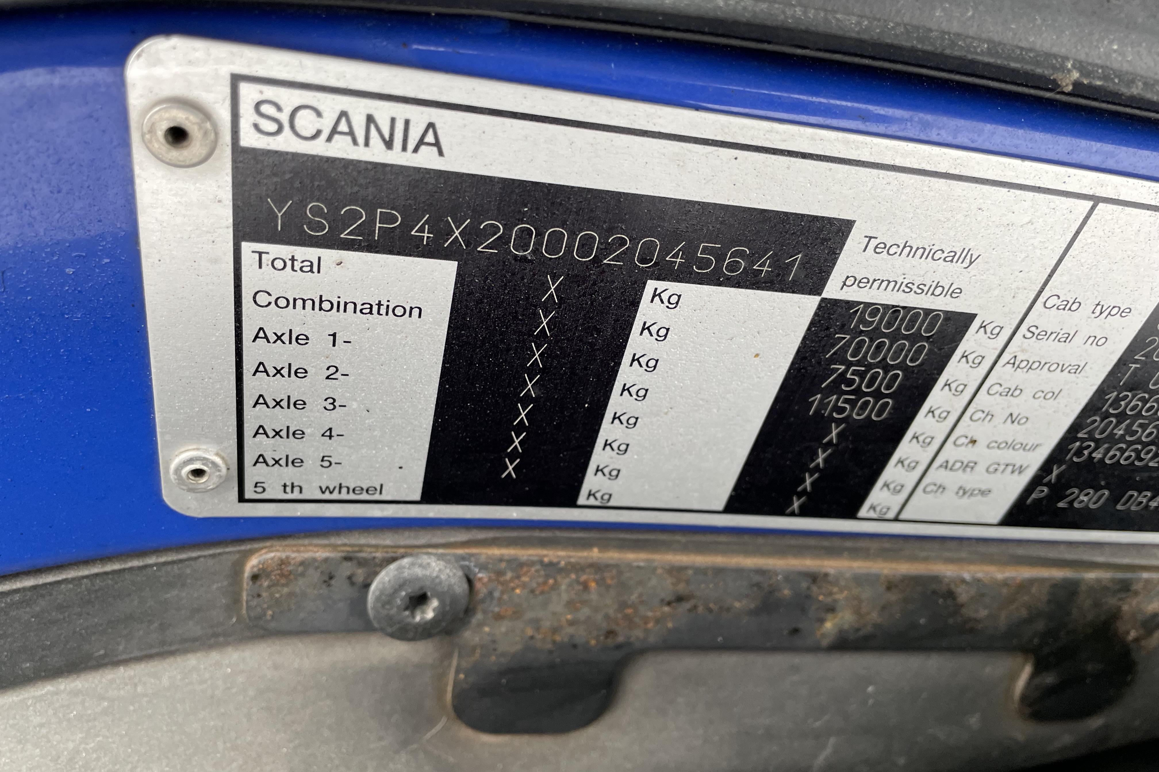 SCANIA P280 - 416 602 km - Automatic - blue - 2009