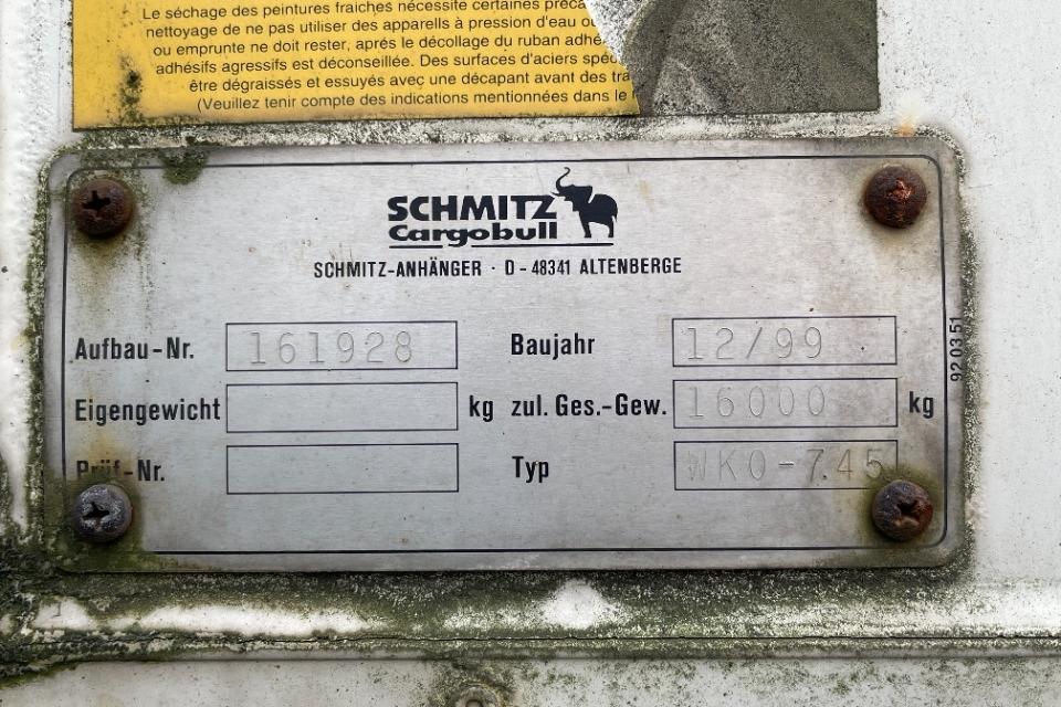 Schmitz Växelflak - 0 km