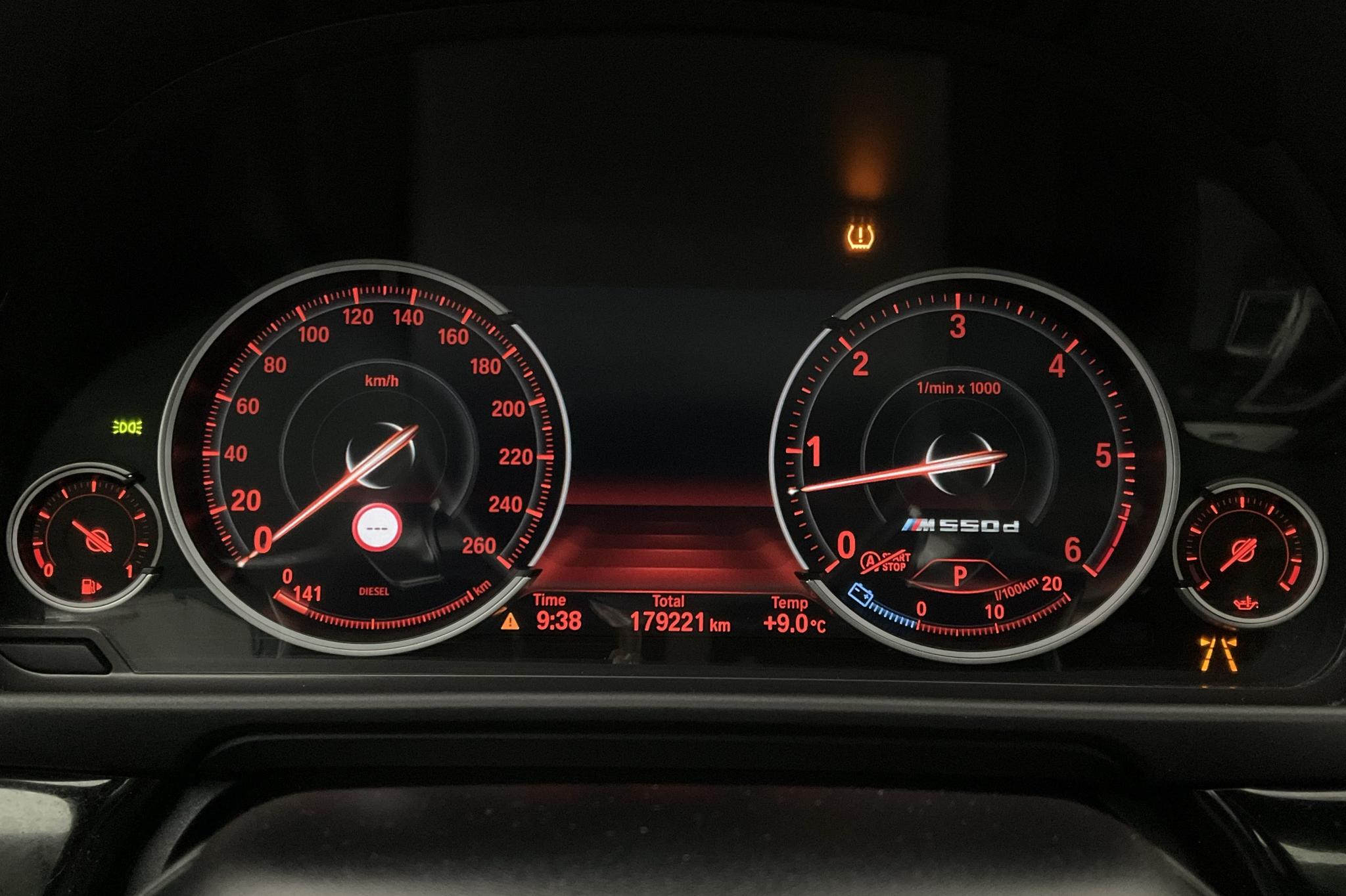 BMW M550d xDrive Touring, F11 (381hk) - 179 220 km - Automaattinen - musta - 2015